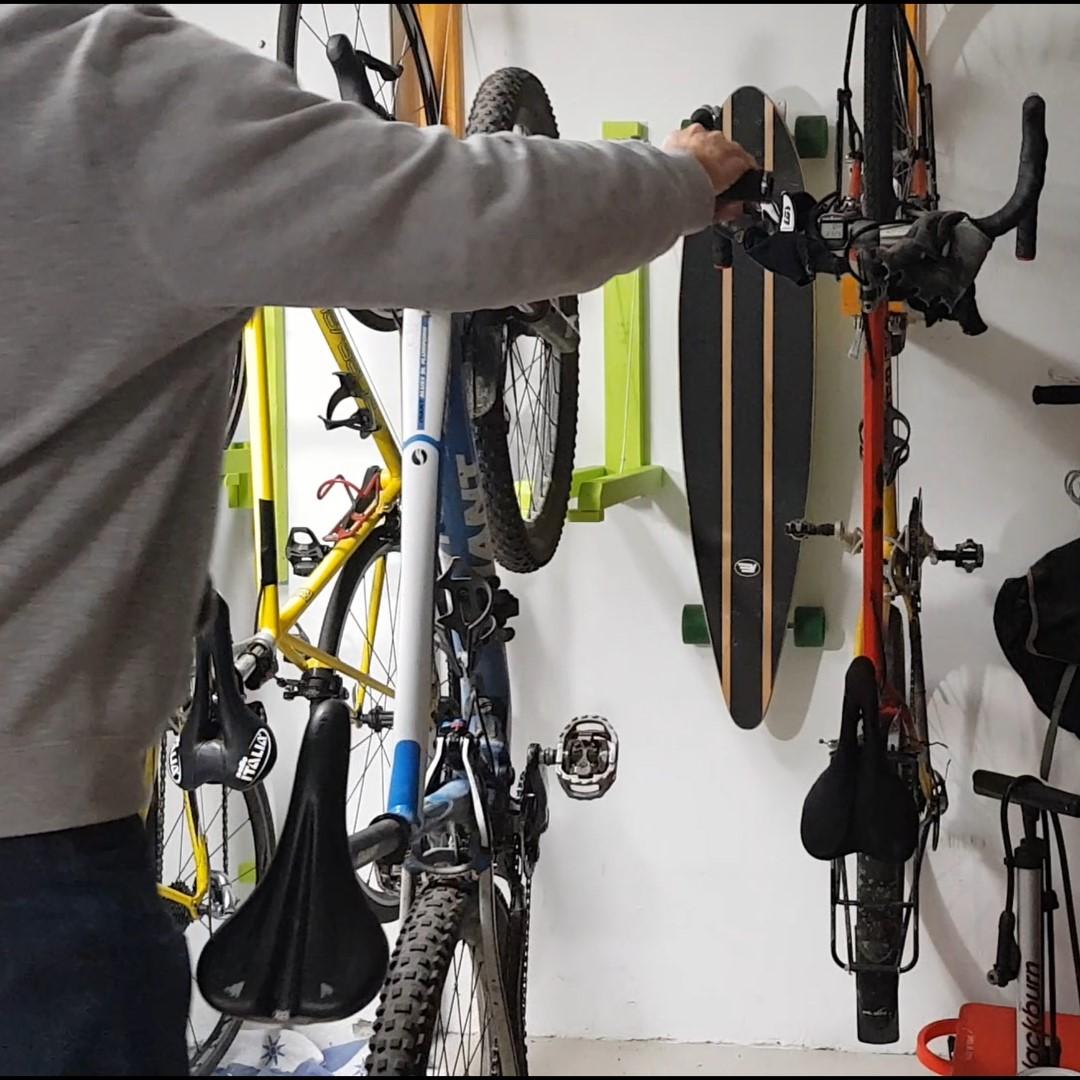 Bike Rack Easy Build Wall Mounted Bicycle Rack 9 Steps (with