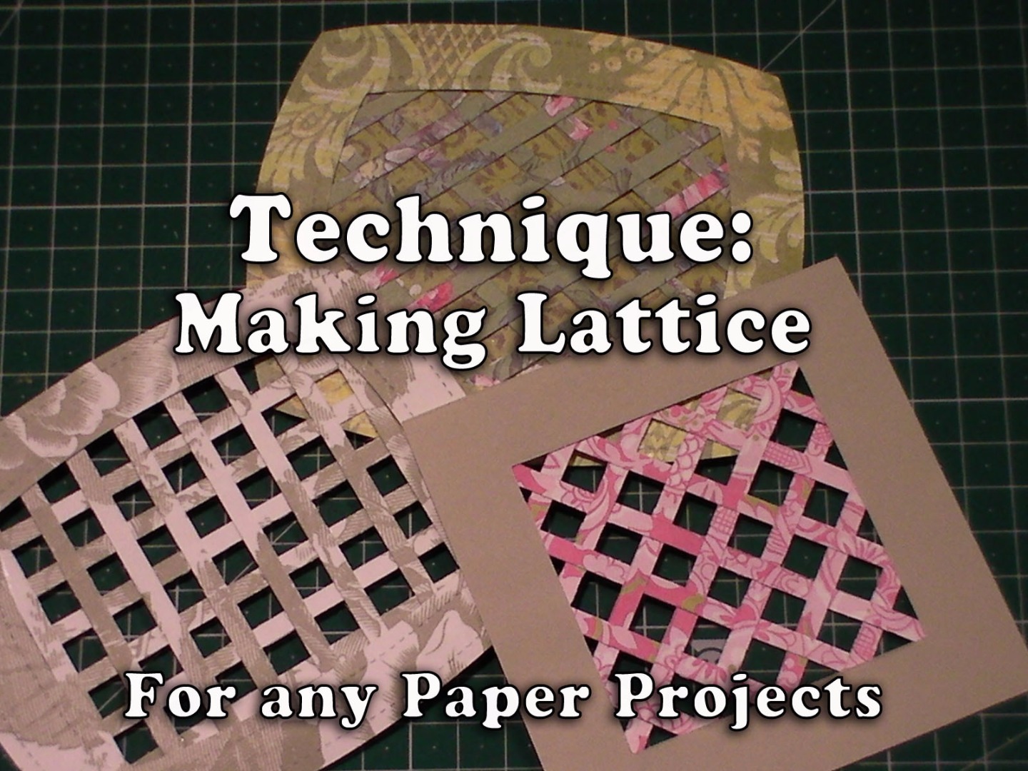 How to Make Your Own Lattice for Your Crafts Instructables