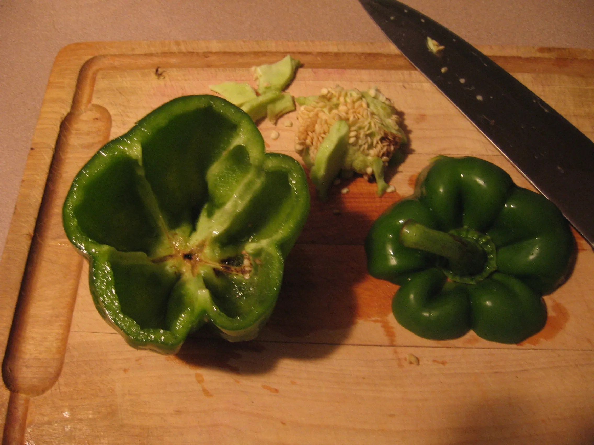 A Half Bushel of Green Peppers Stuffed!! 6 Steps (with Pictures