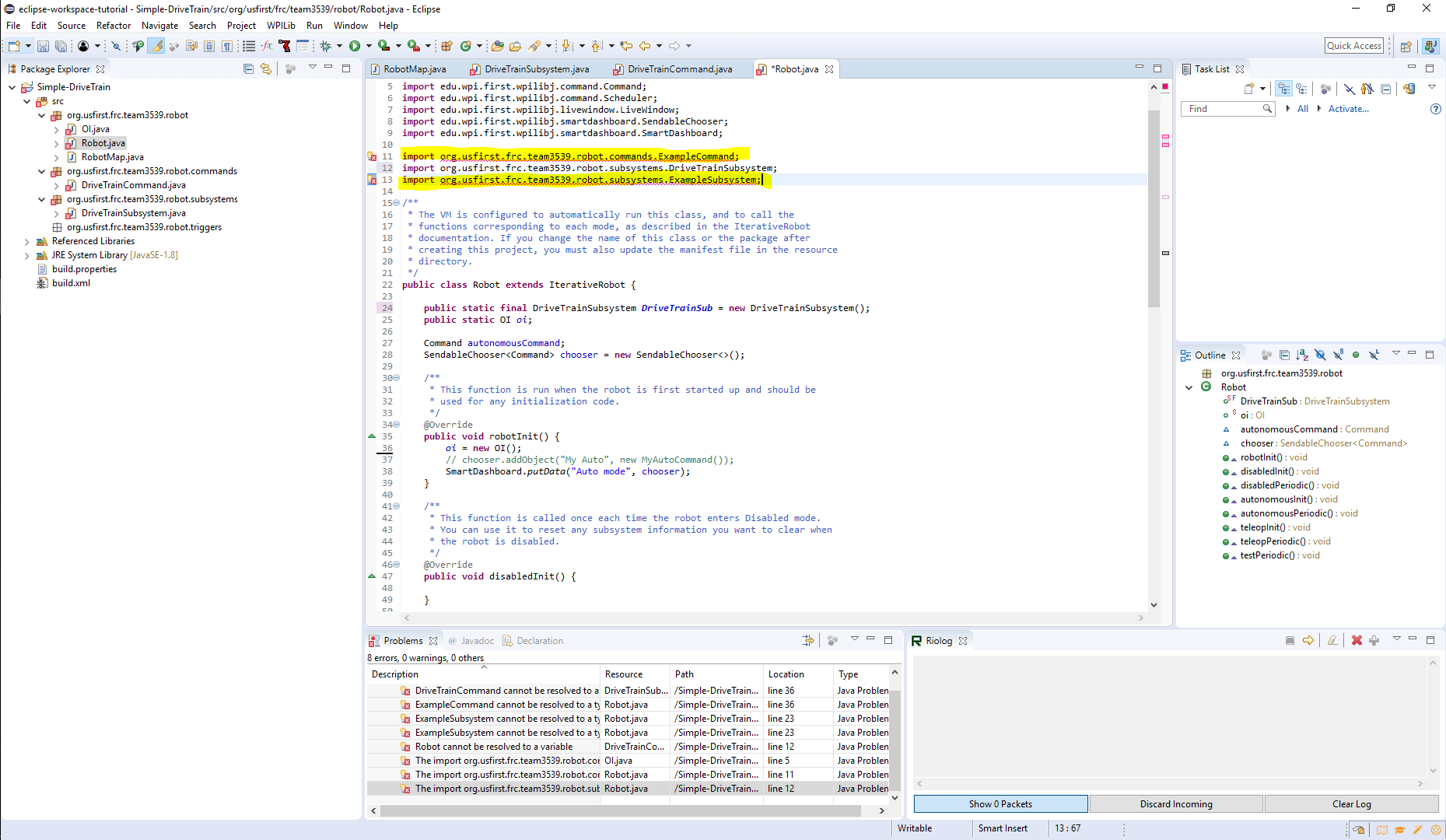 How to Write a Simple Drivetrain for FRC (Java) 12 Steps (with