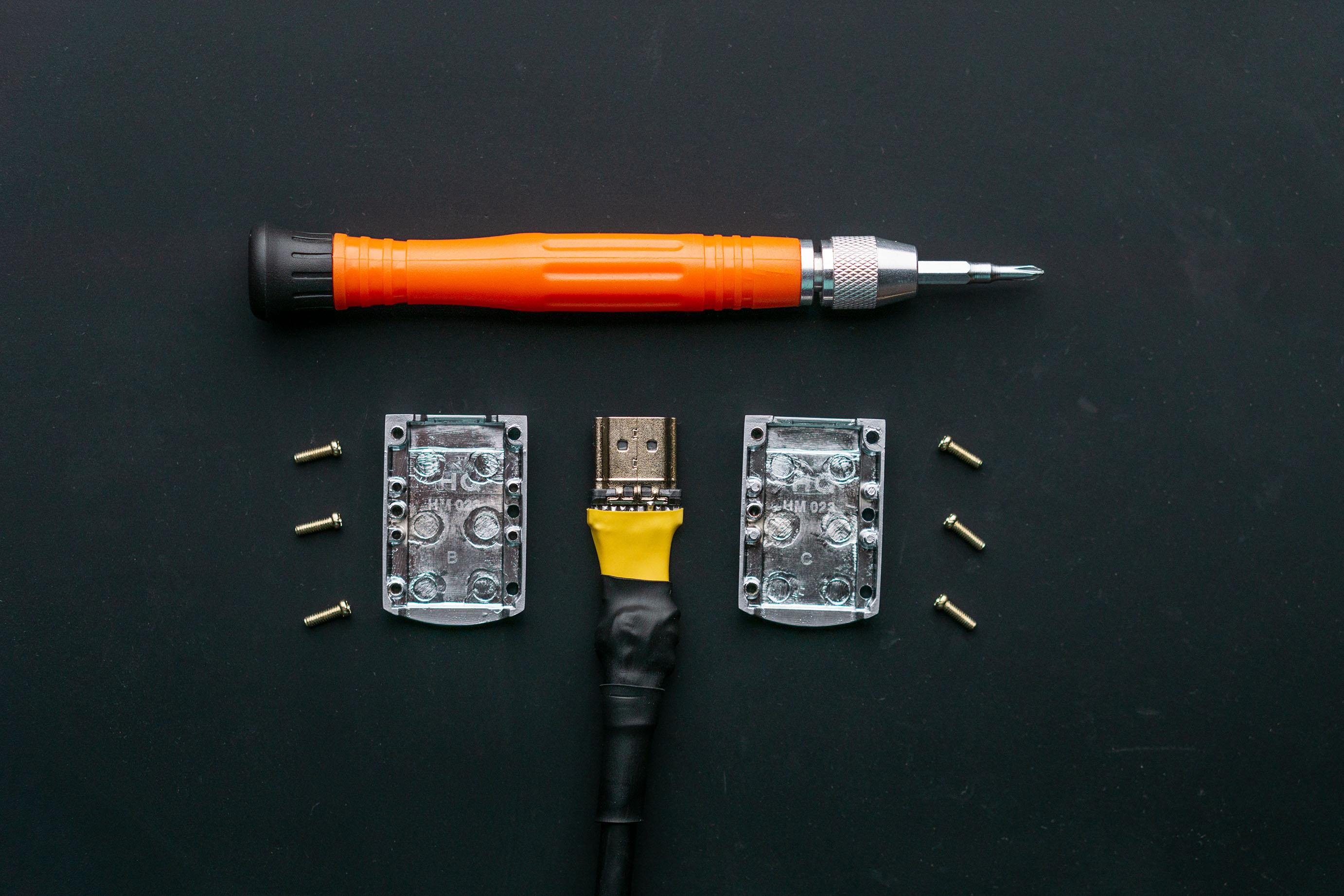 Repair Broken HDMI Cable Without Soldering Skills 6 Steps (with