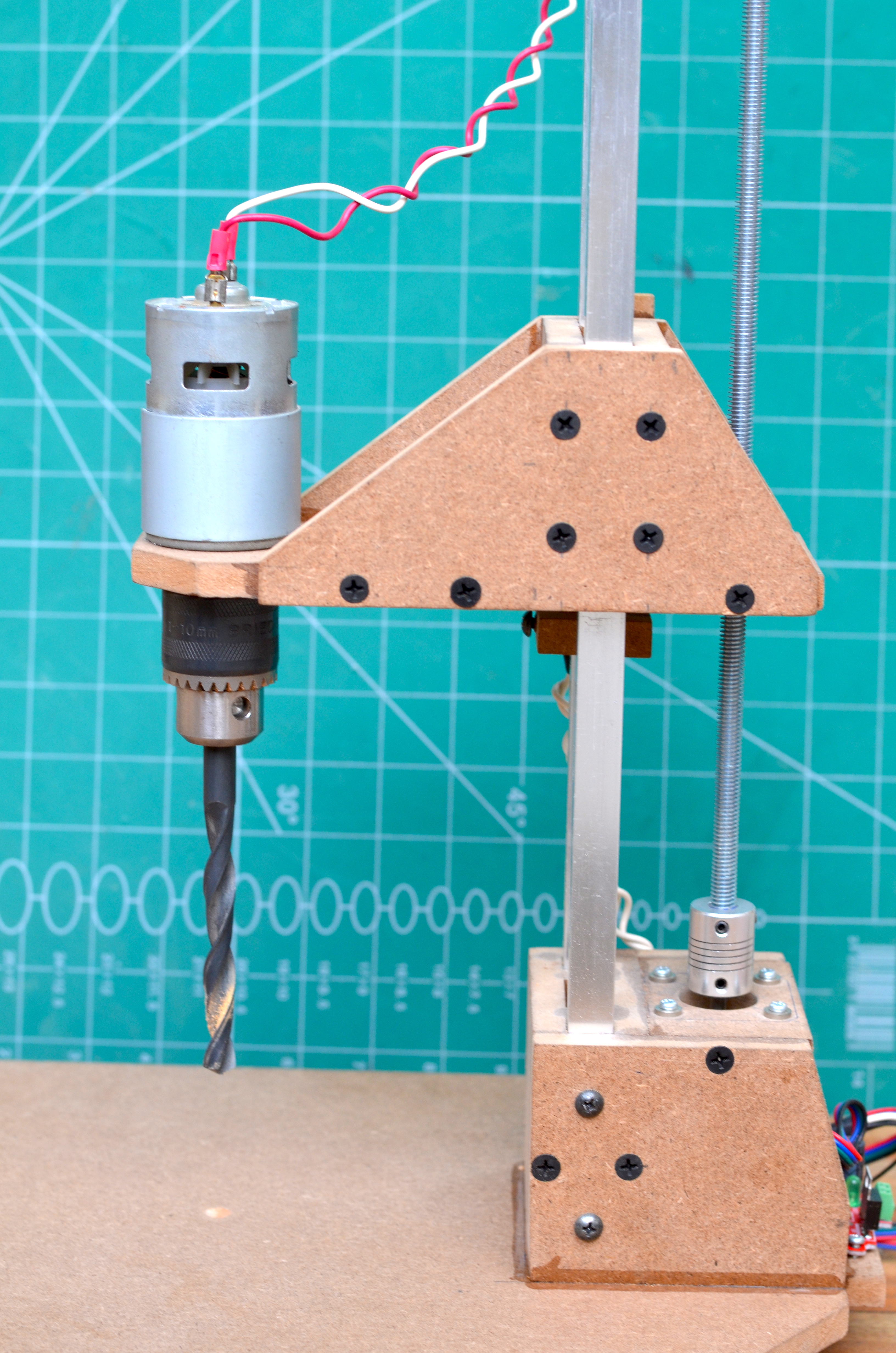 DIY SemiAutomatic Drill Press 12 Steps (with Pictures) Instructables