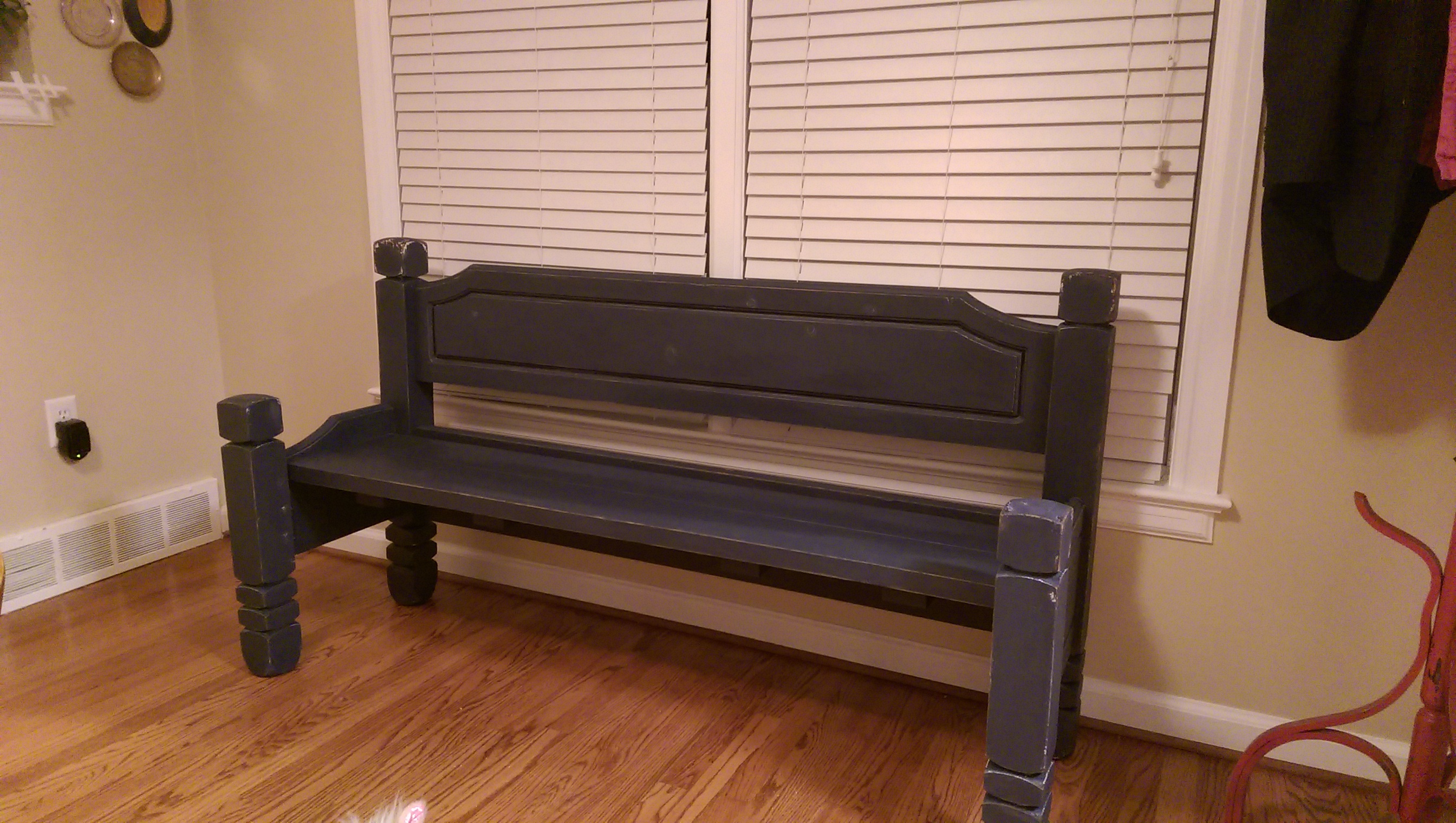 A Bench From an Old Bed 9 Steps Instructables