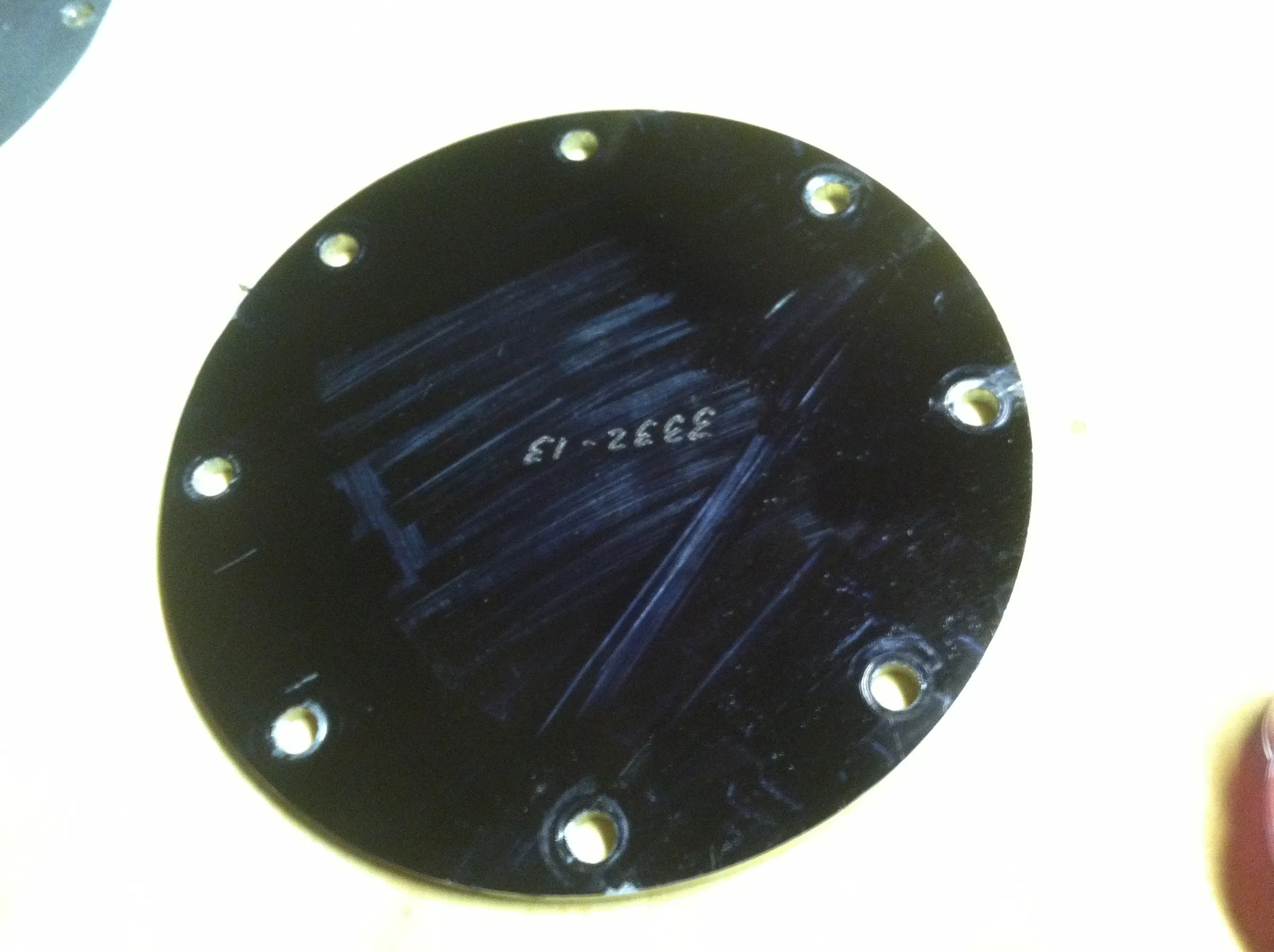 How to Find the Center of a Round Plate (and Drill a Bolt Hole Circle