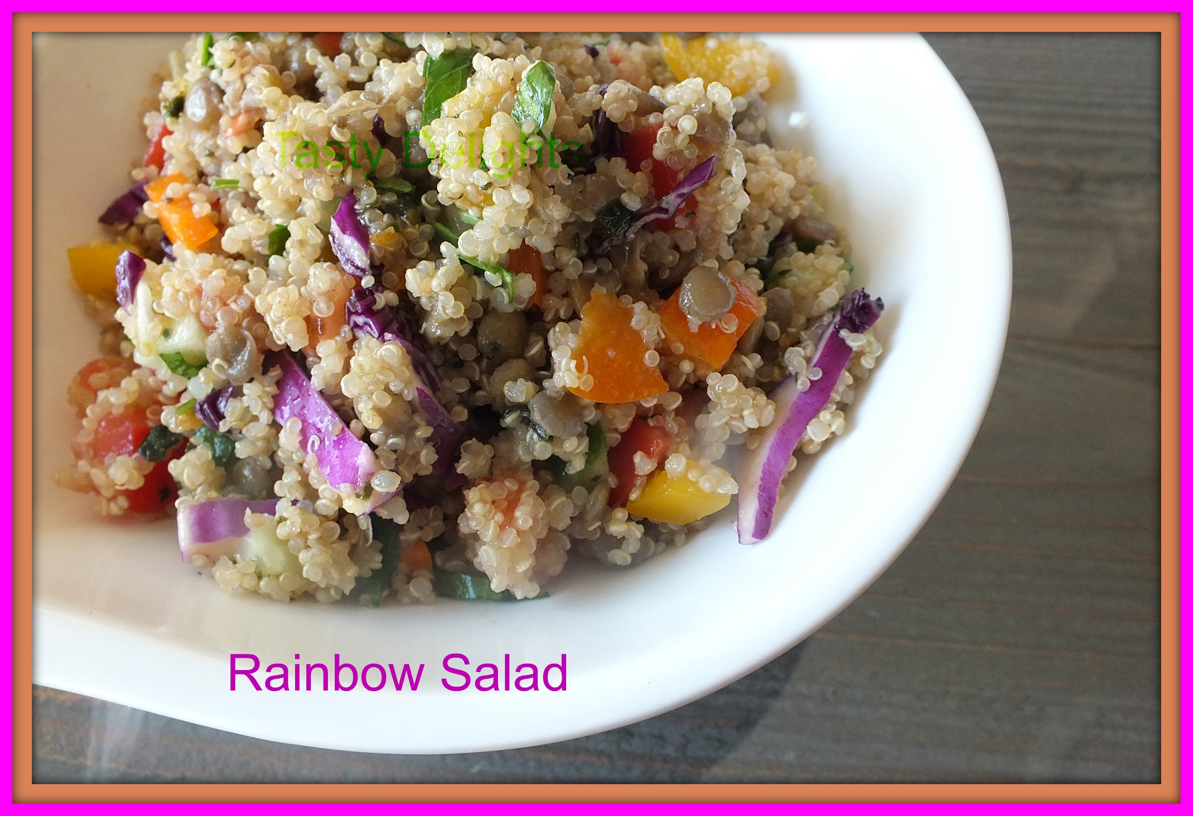 Rainbow Quinoa Salad 4 Steps Instructables