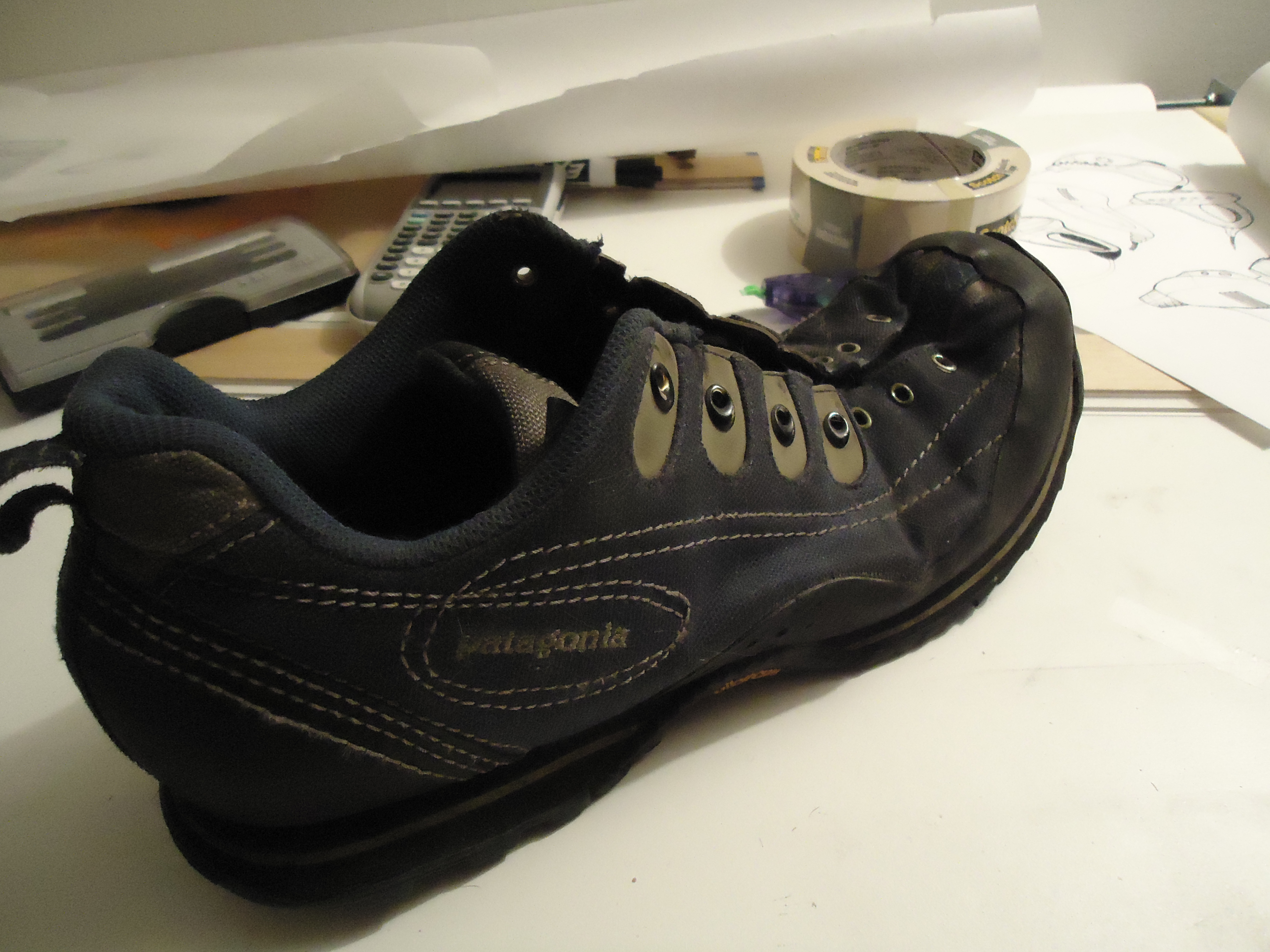 Tennis Shoe Repair Torn Heel Linings 8 Steps Instructables