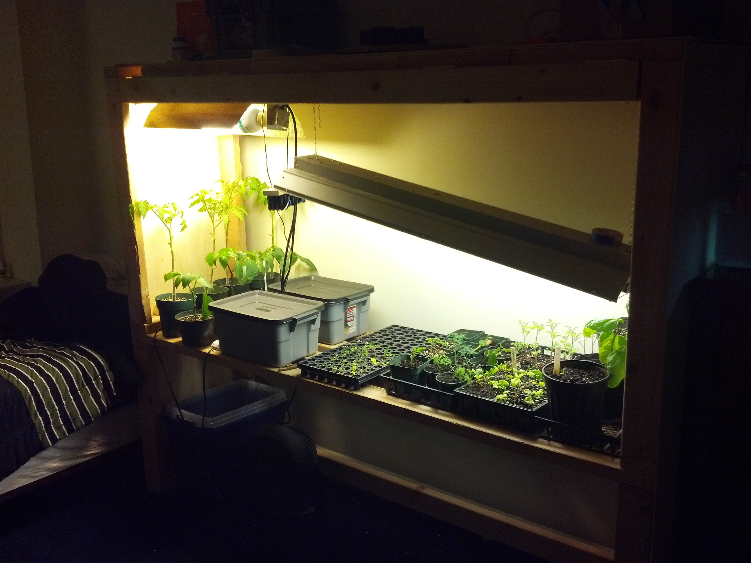 Mike's Urban Farm Adding Some Hydro Beds 4 Steps Instructables