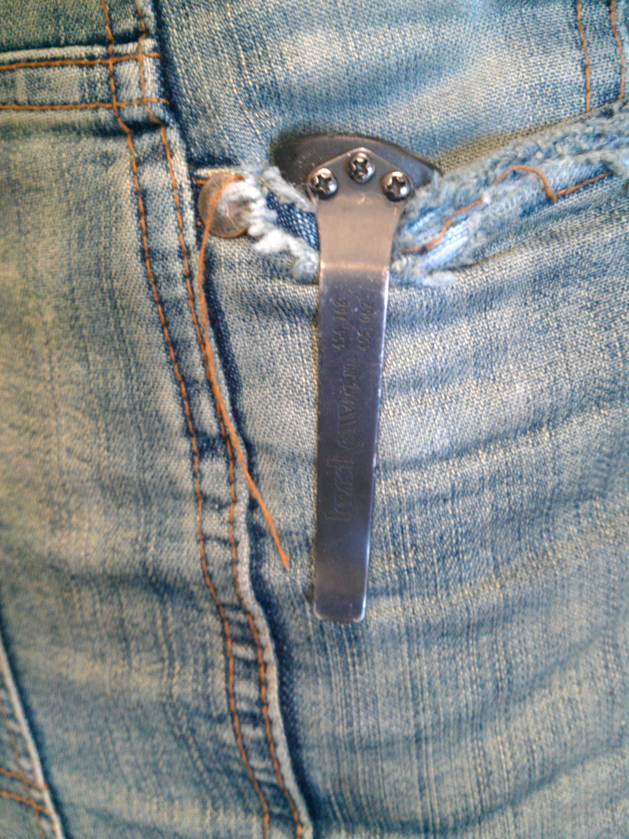 Pocket Knife Maintenance Tighten, Adjust, or Reposition Your Clip 4 Steps Instructables
