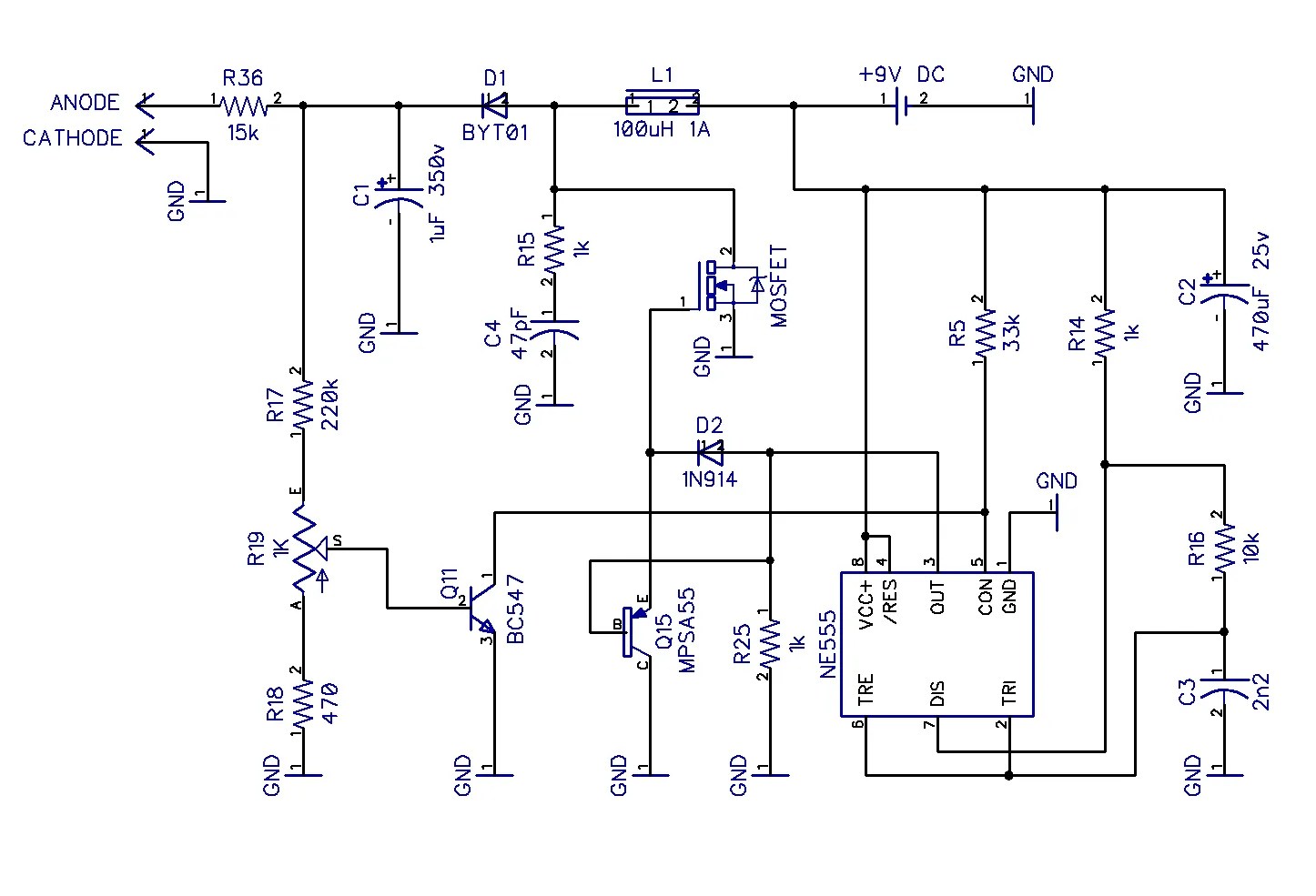 High Voltage Power Supply for Nixie and Valve Tubes : 6 Steps (with