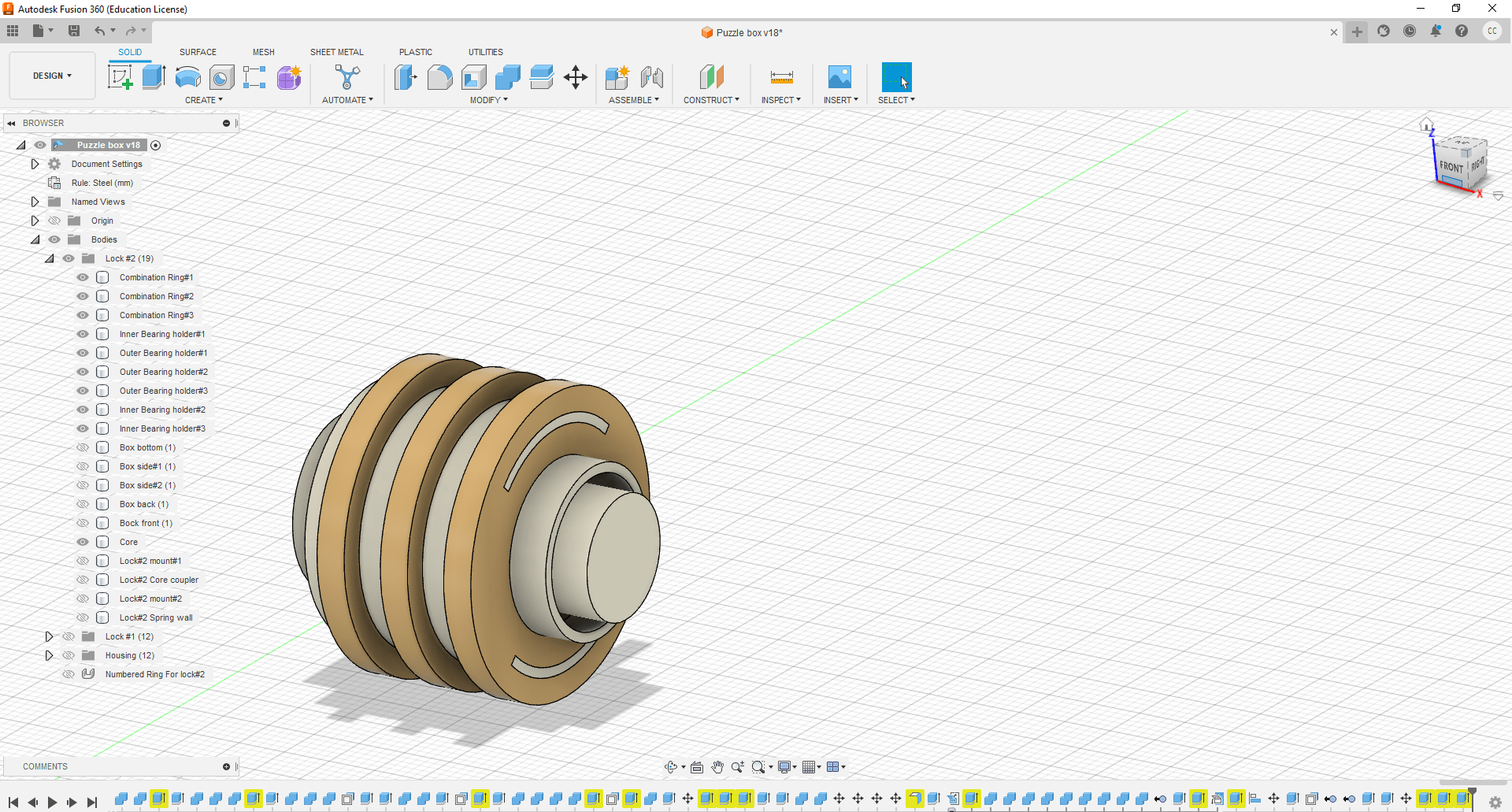 Puzzle Box in Fusion 360 4 Steps Instructables
