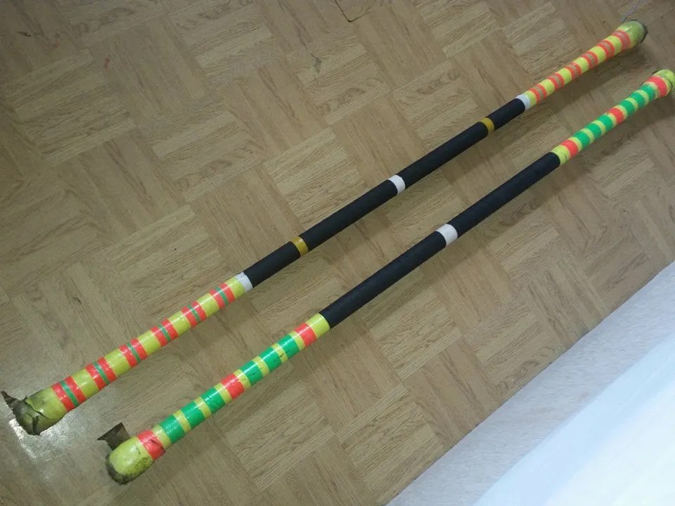 Practice Fire / Contact Staff Cheap and Easy 6 Steps Instructables