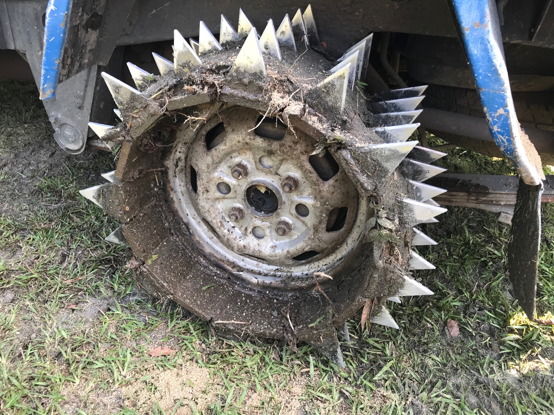Lawn Aerator Wheel 3 Steps Instructables