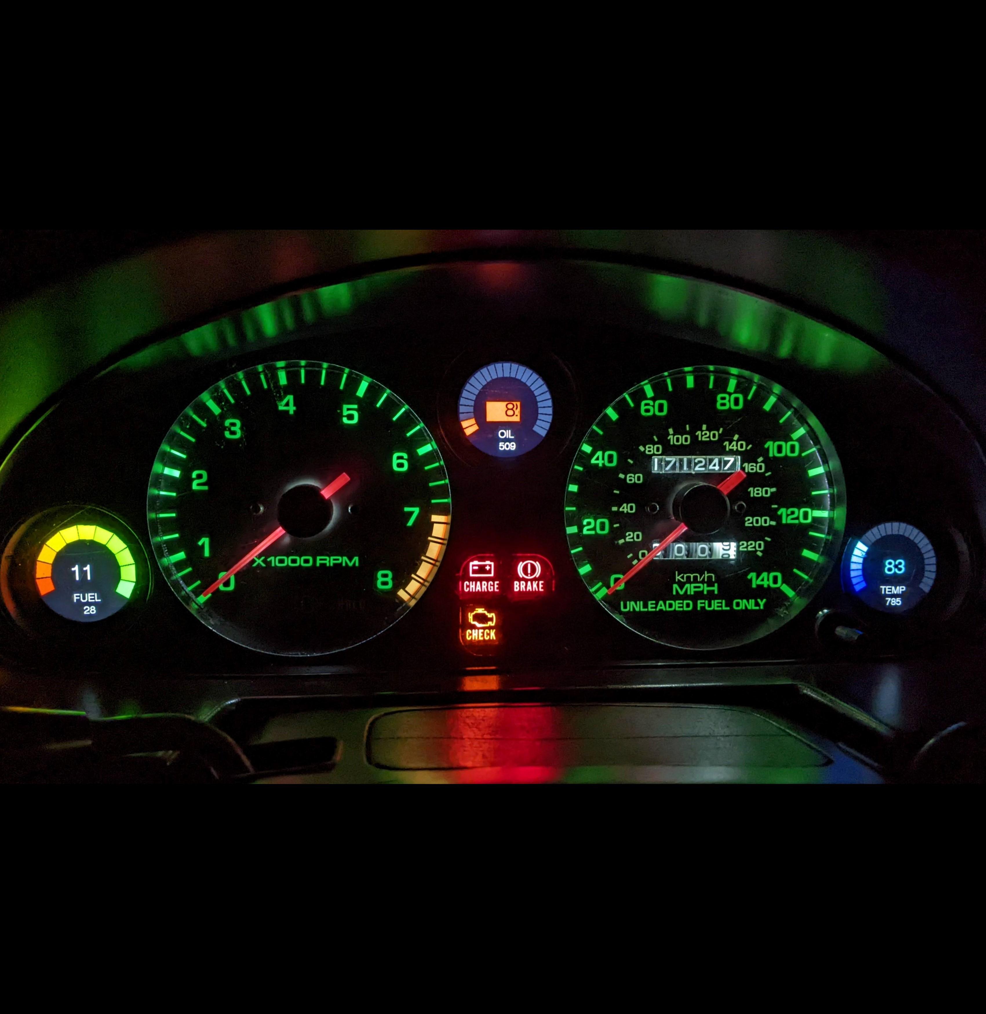 1.28" LCD Gauges for NA Miata's and Other Cars. 11 Steps (with