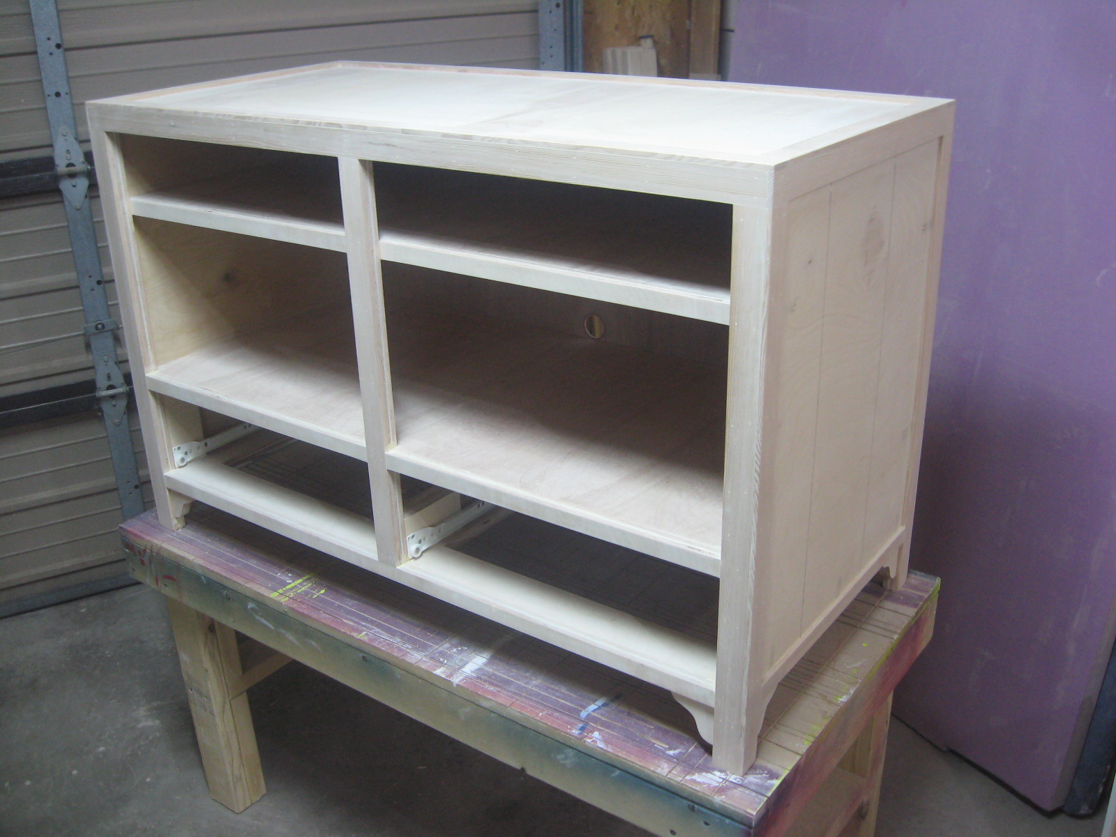 Antiqued Media Stand From One Sheet of Plywood 17 Steps (with