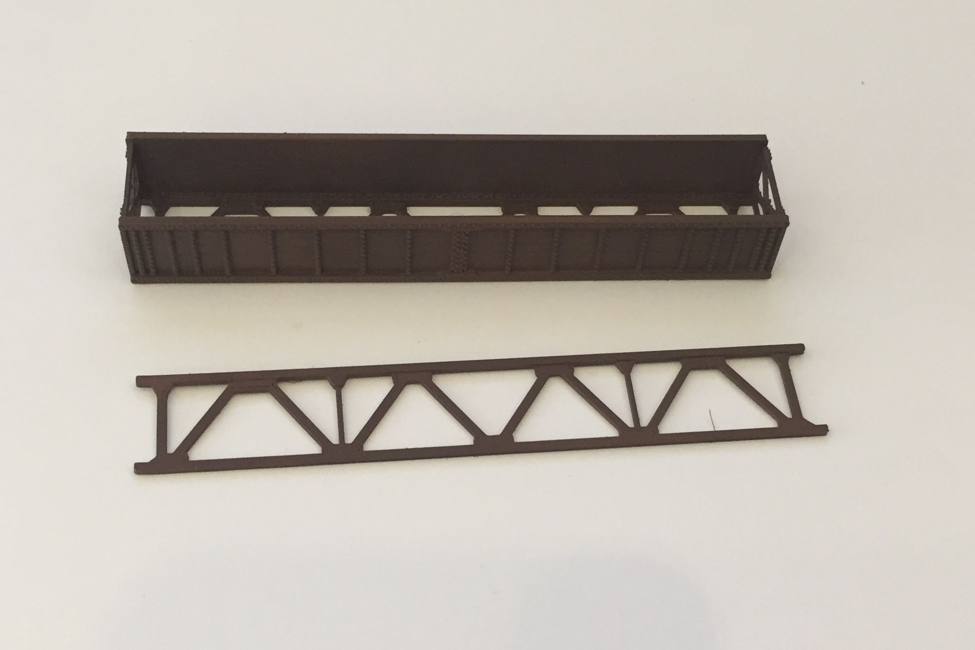 Building a 1160 (N) Scale Model of a Plate Girder Railroad Bridge 6