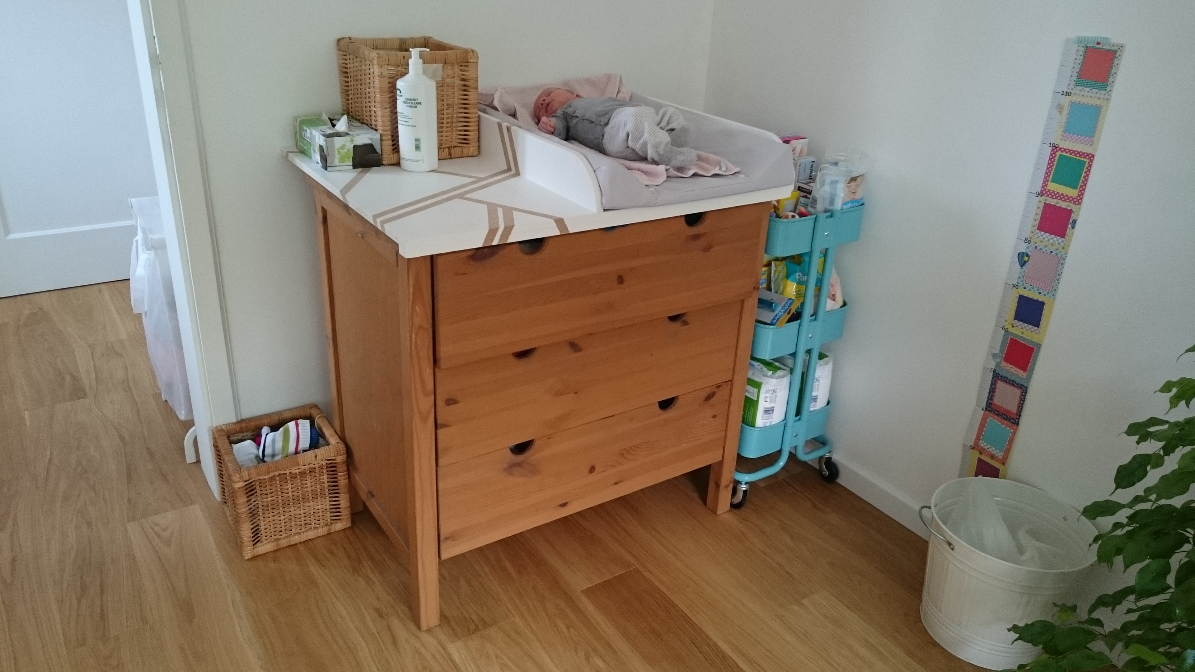 Hemnes Baby Changing Dresser IKEAHack 5 Steps (with Pictures) Instructables