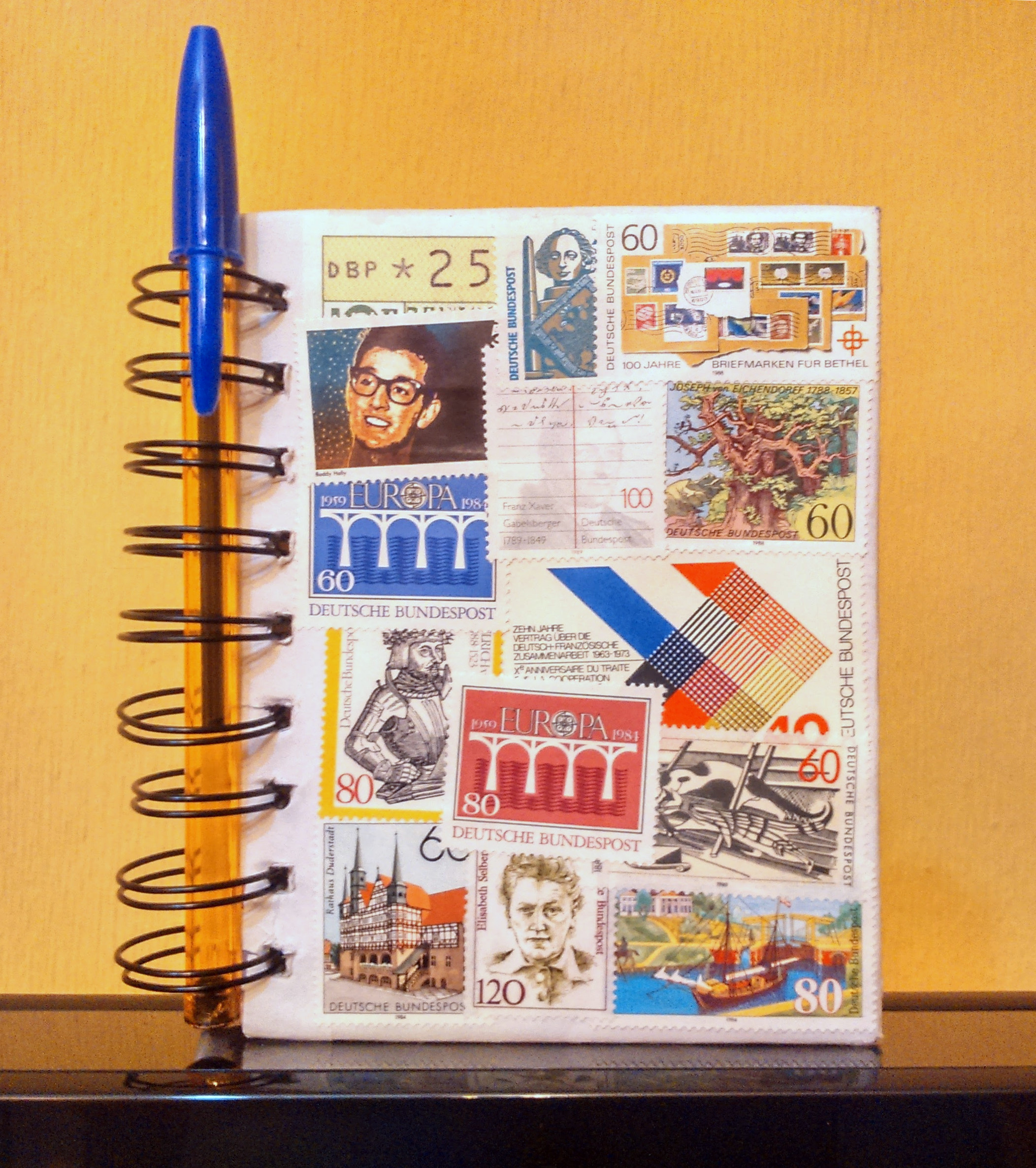 Customize Your Notebook (or Any Object) With Stamps 4 Steps