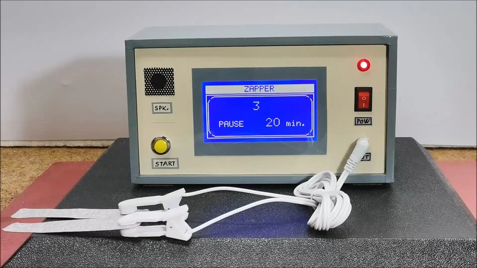 Simple Arduino Hulda Clark ZAPPER With Timer Function : 3 Steps