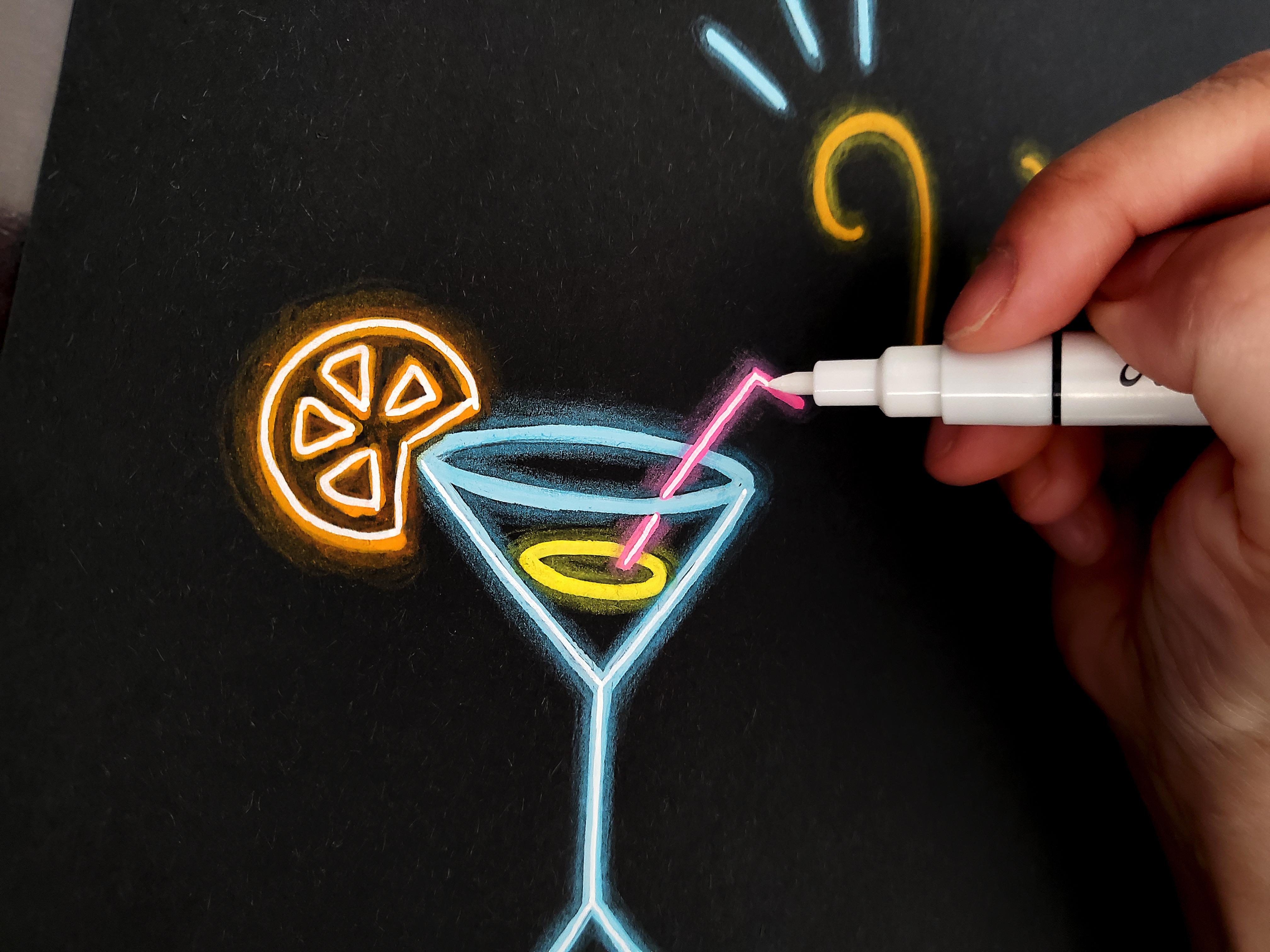 How to Draw a Neon Glow Effect 5 Steps (with Pictures) Instructables