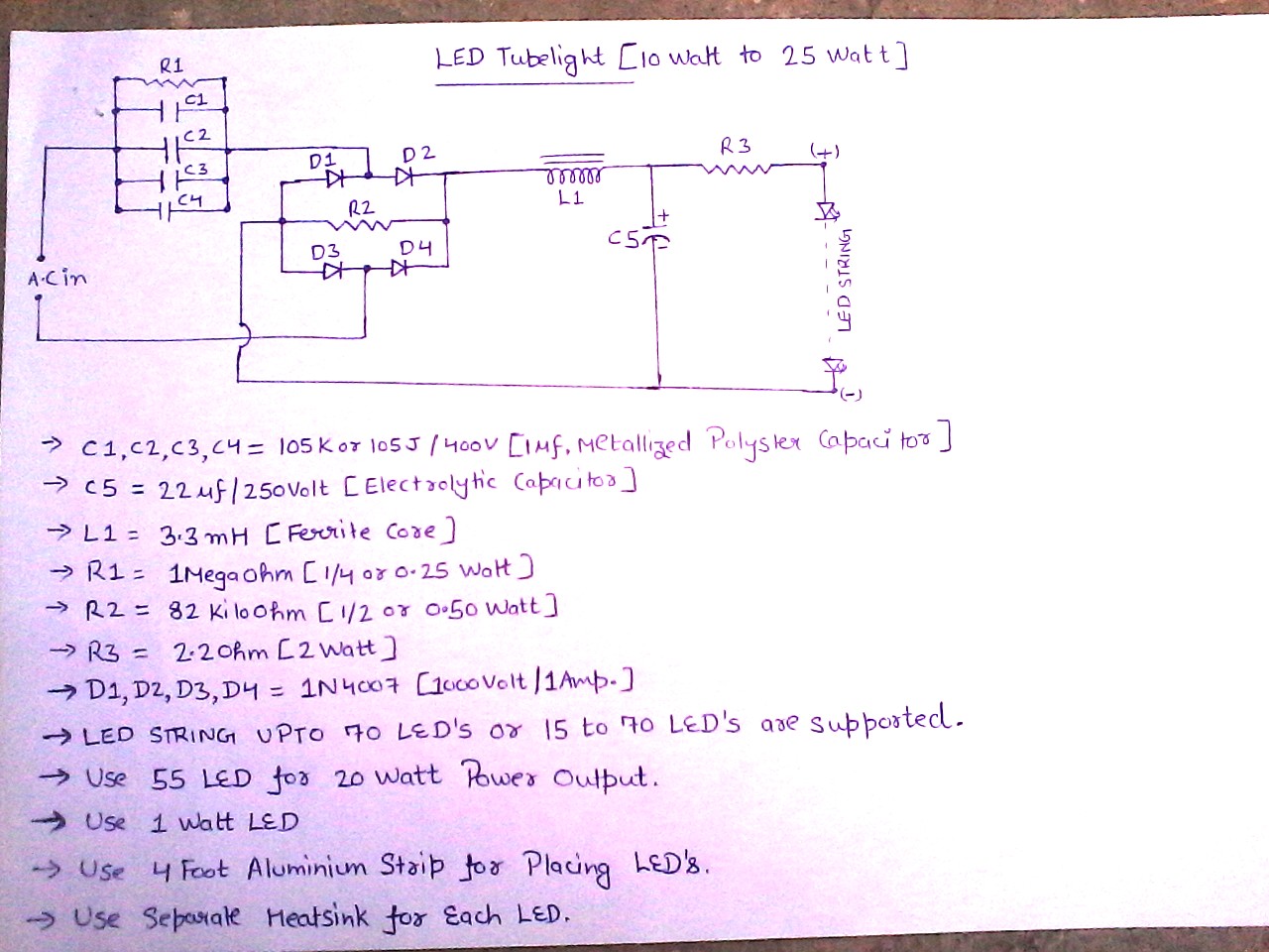 5 Watt LED Bulb : 3 Steps (with Pictures) - Instructables