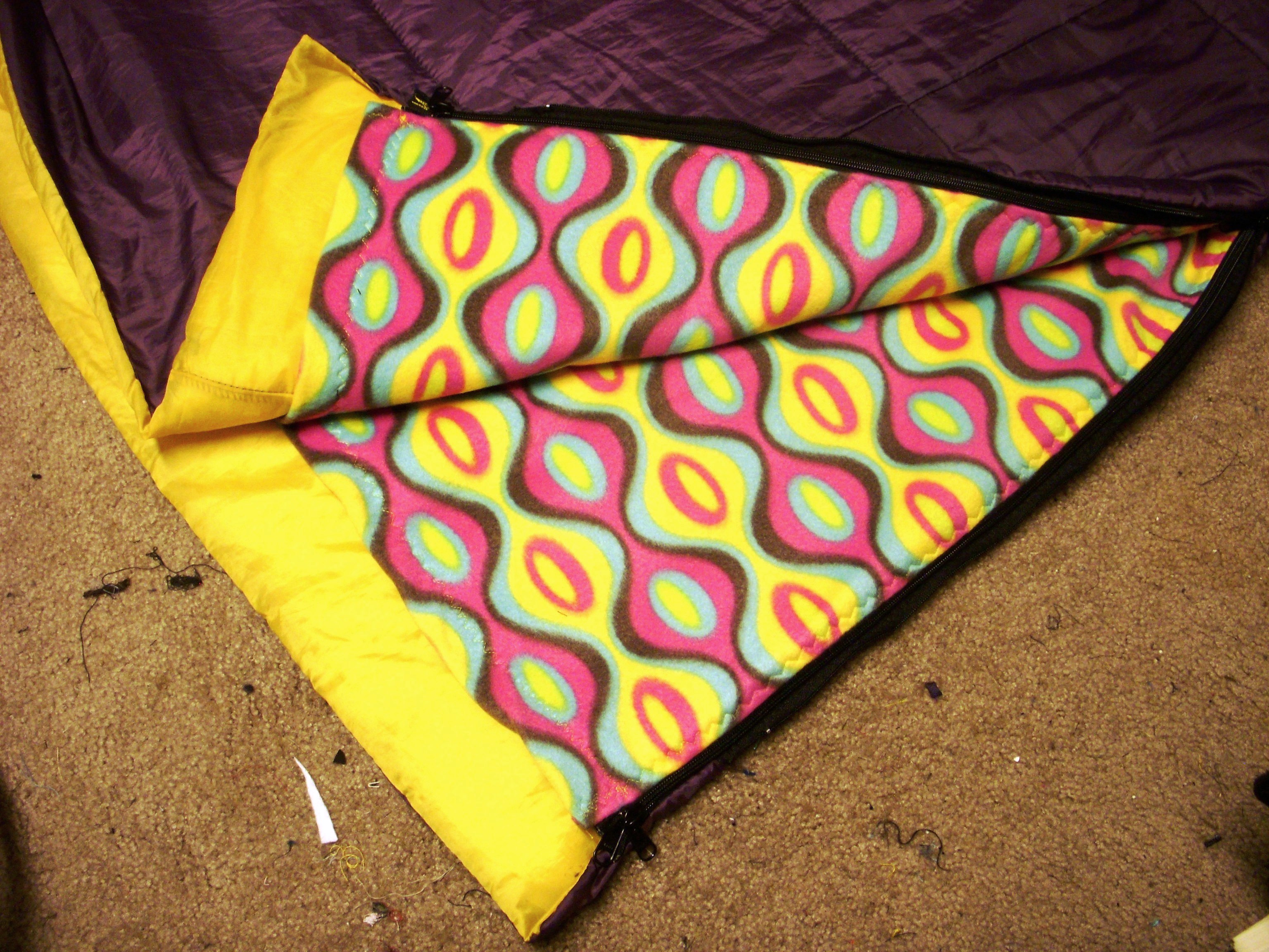 How to Sew a Sleeping Bag ZipIn Liner 9 Steps (with Pictures