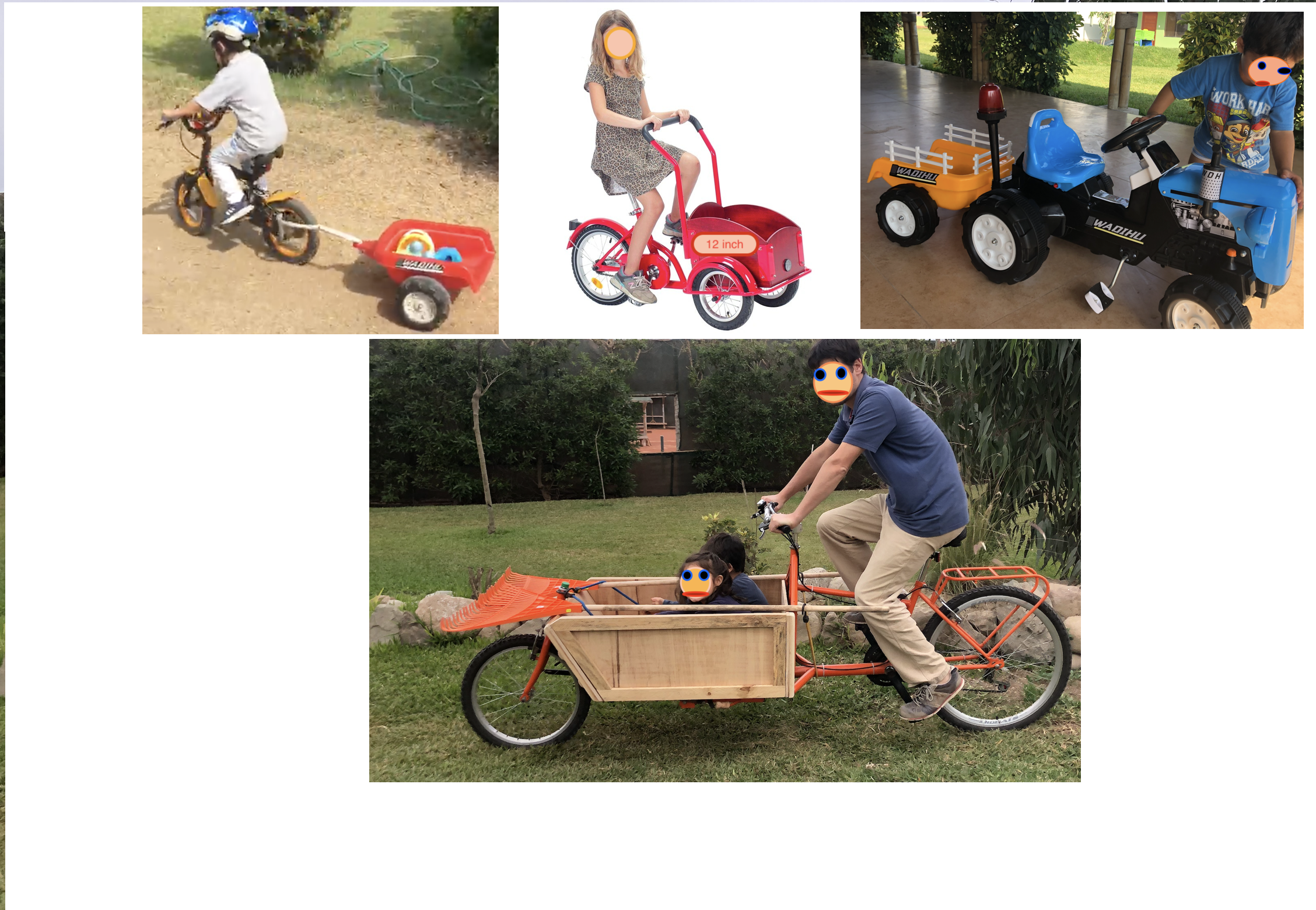 Mini Cargobike (No Weld and Fully Reversible Build) for Kids. English, Français, Castellano 5