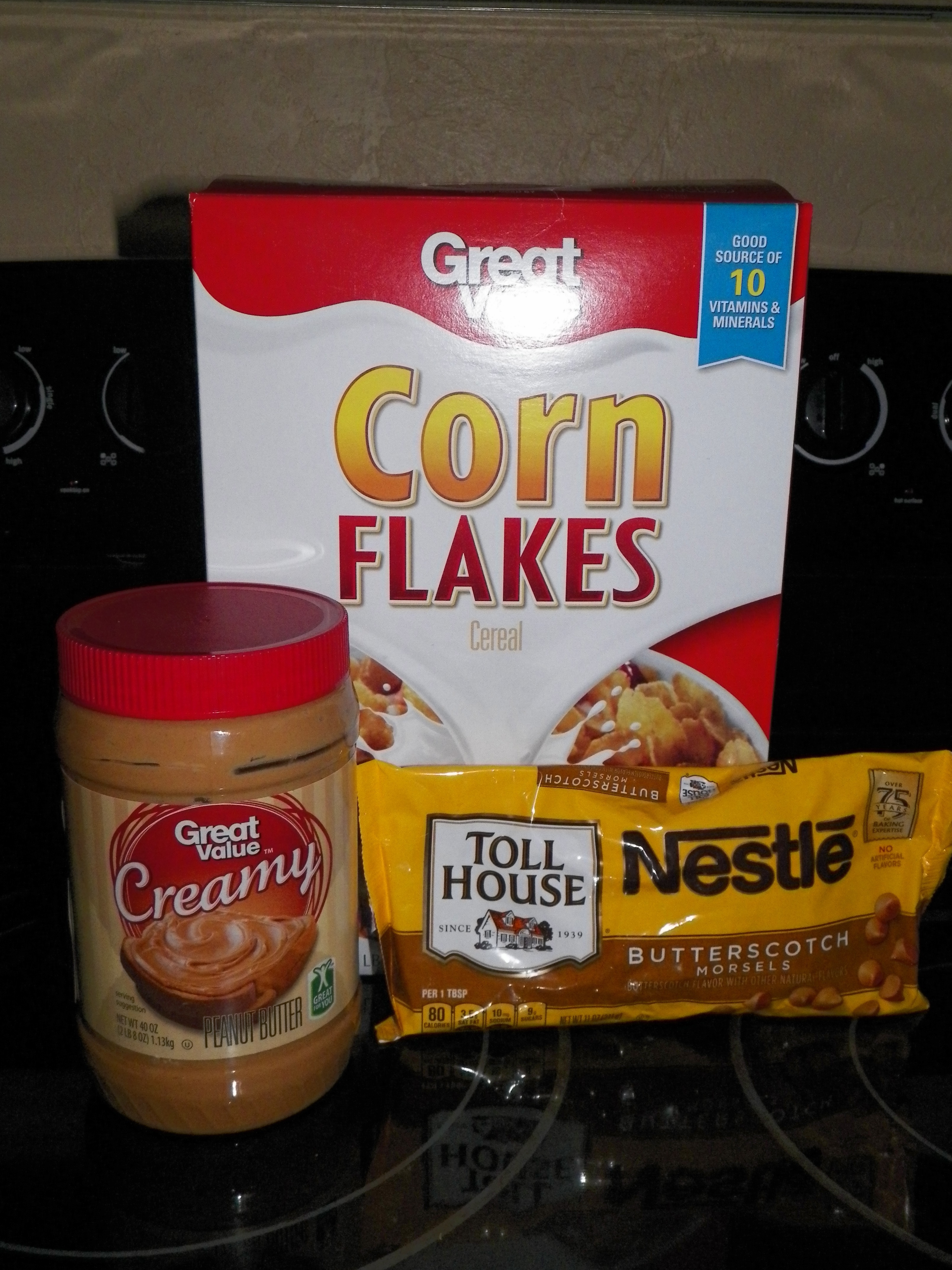 Butterscotch & Peanut Butter Cornflakes 8 Steps (with Pictures