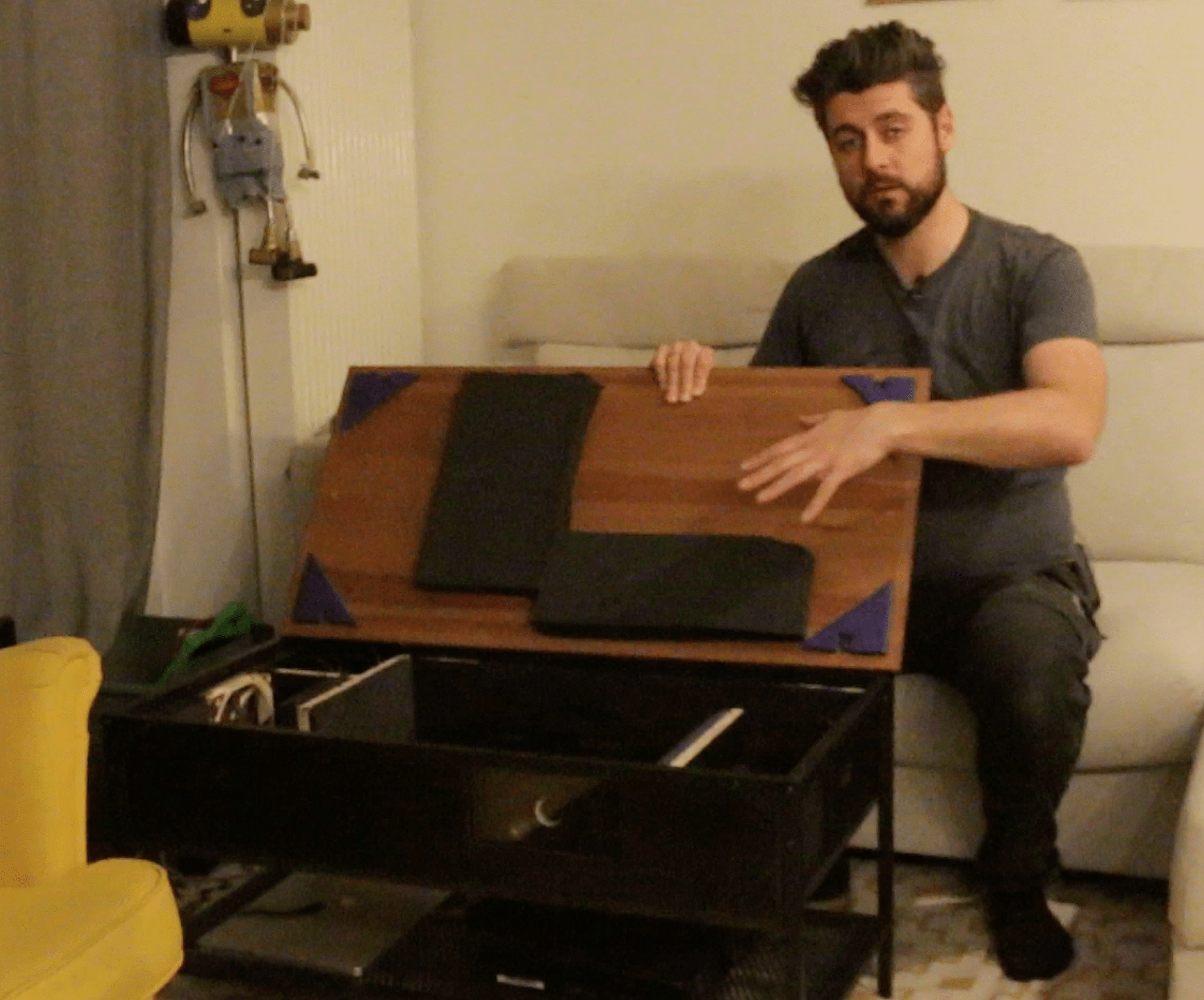 Coffee Table Projector Hush Box 7 Steps Instructables