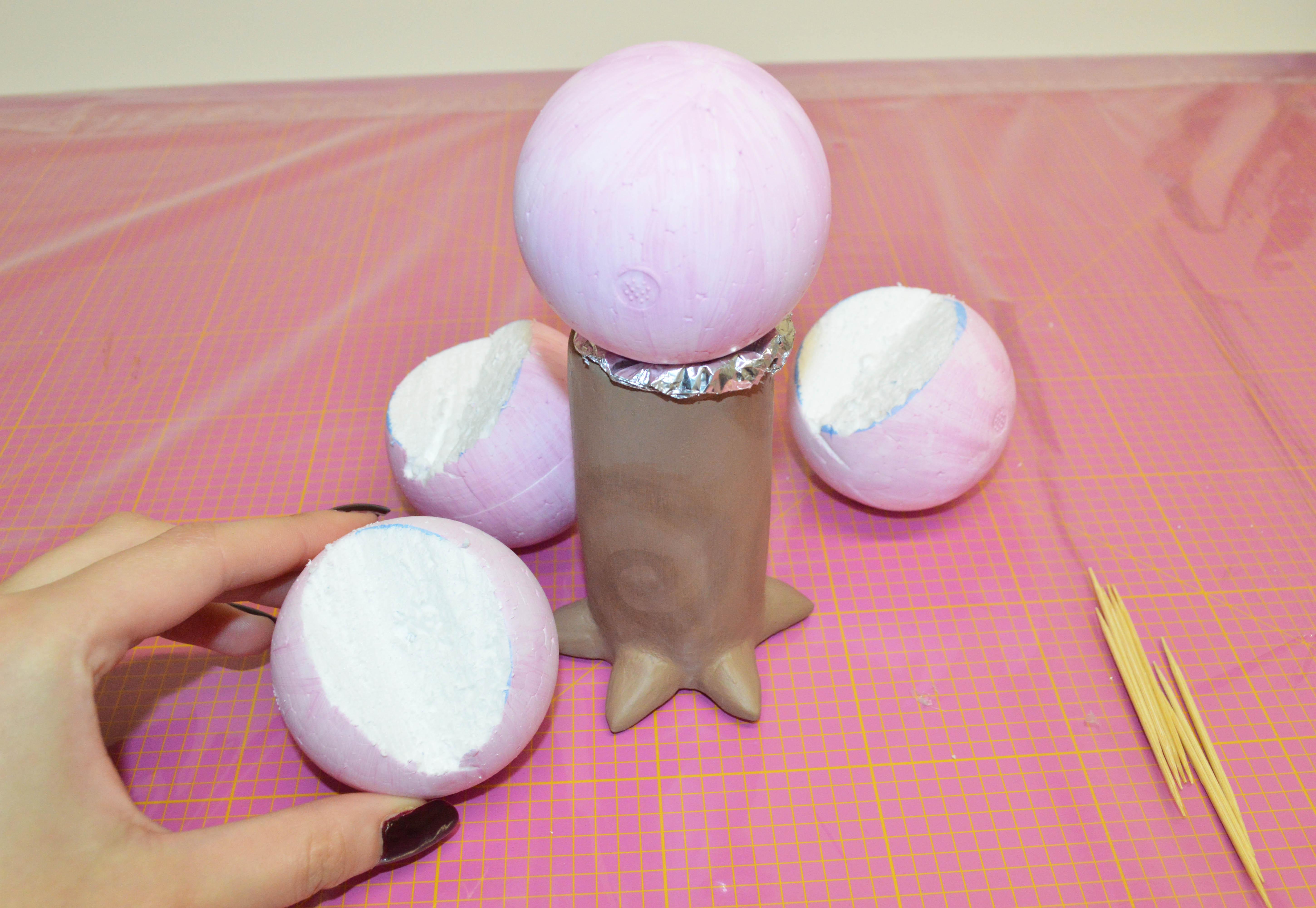 Small Animal Crossing Cherry Blossom Tree With Air Dry Clay 8 Steps