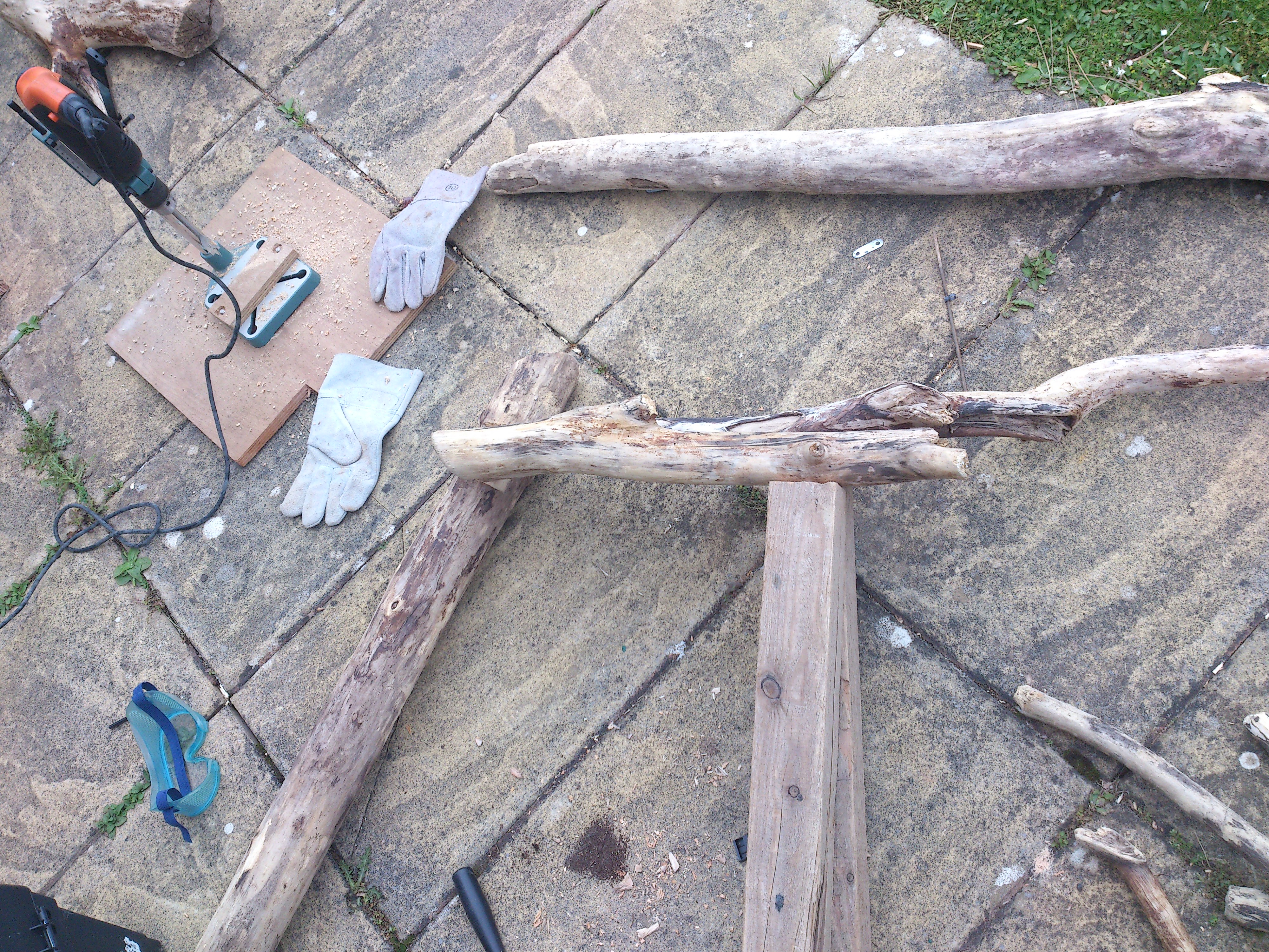 How to Make a Driftwood Lawn Chair 11 Steps (with Pictures