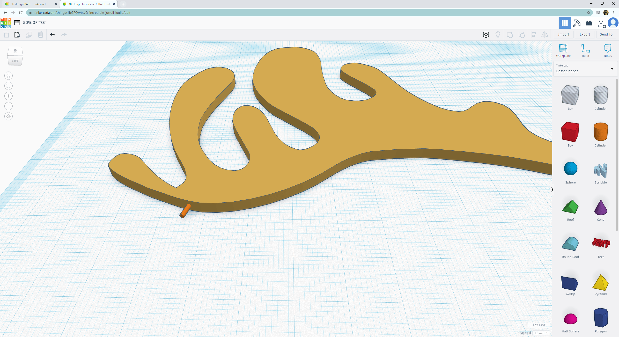 Matisse Inspired Statement Necklace Made From SVG in Tinkercad 9 Steps (with Pictures