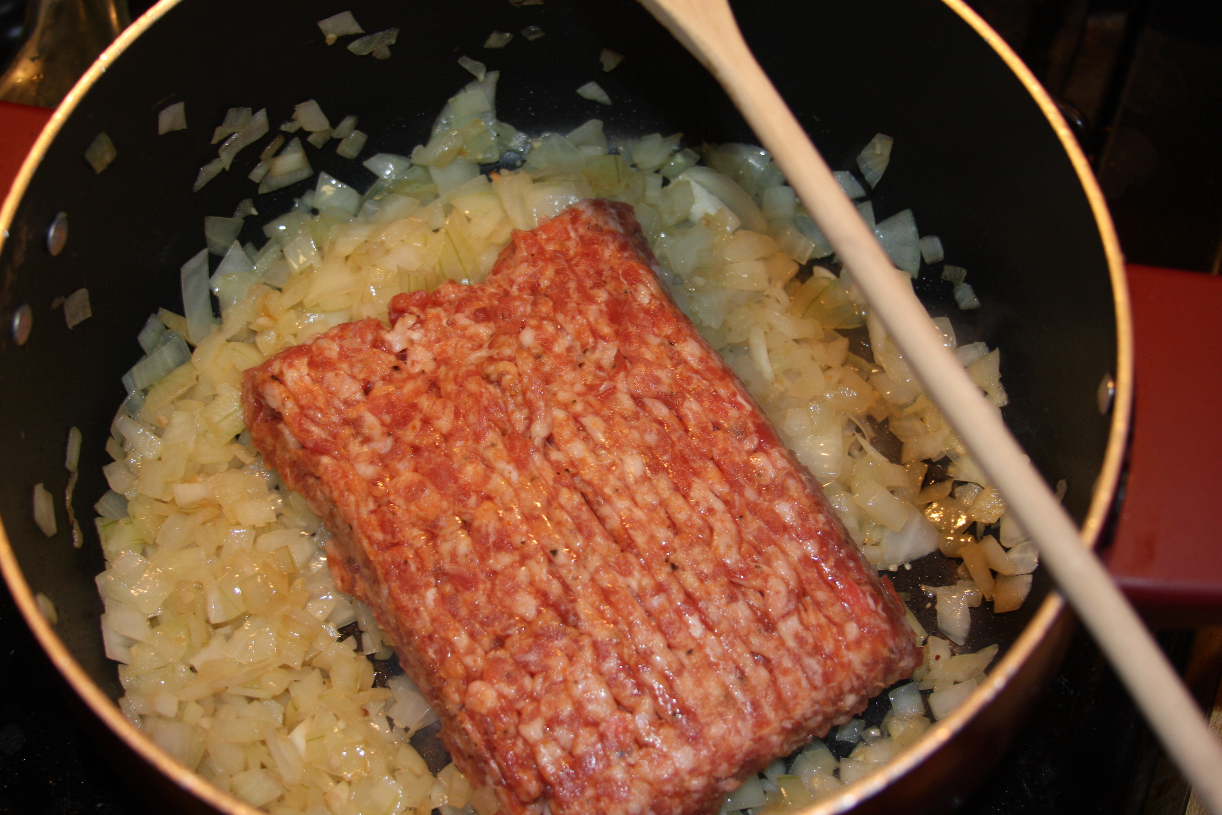 Tuscan Soup With Red Potatoes, Italian Sausage, & Kale 13 Steps