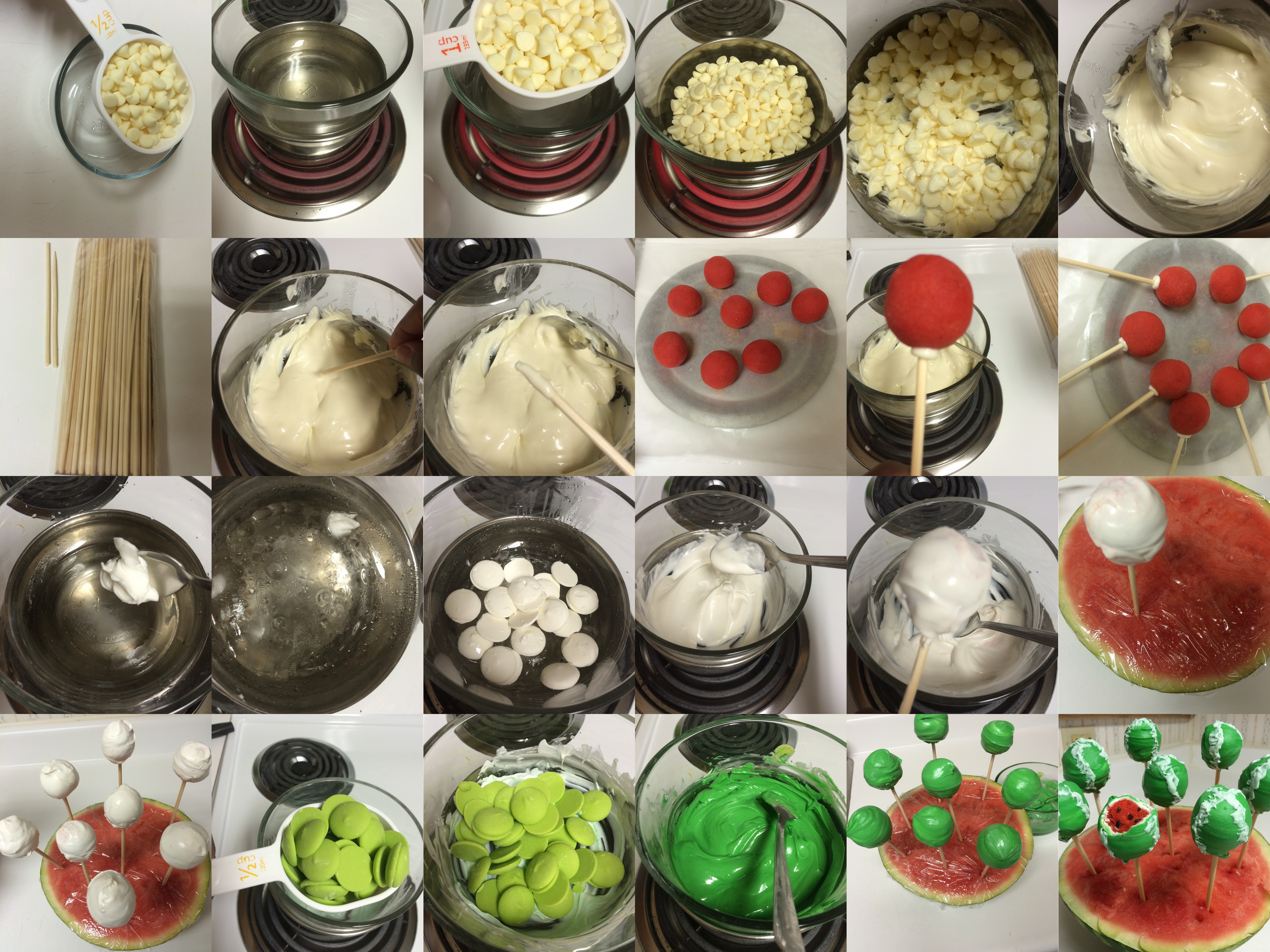 Watermelon Cake Pops 7 Steps (with Pictures) Instructables