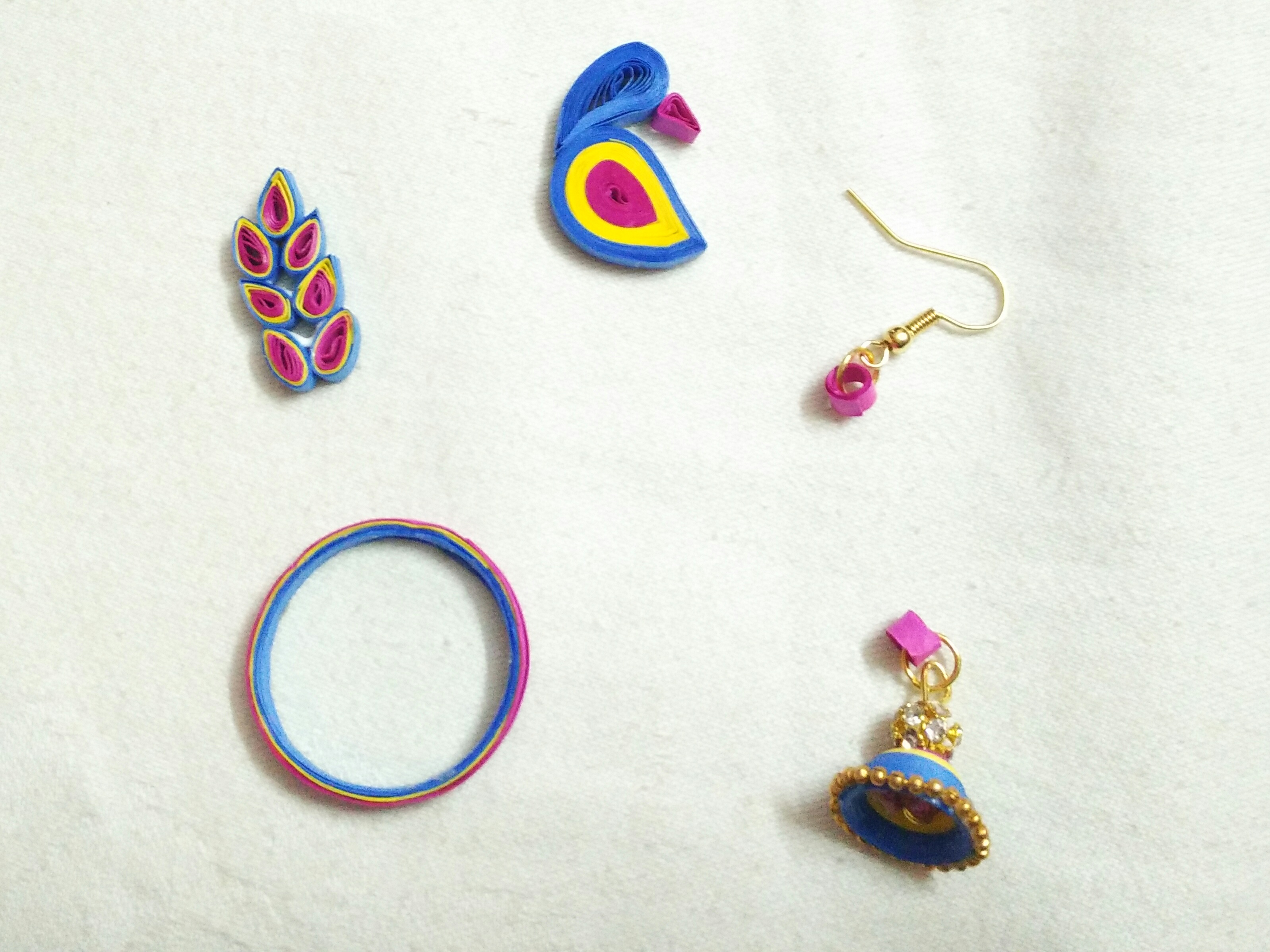 Paper Quilling Jewellery Set 4 Steps (with Pictures) Instructables