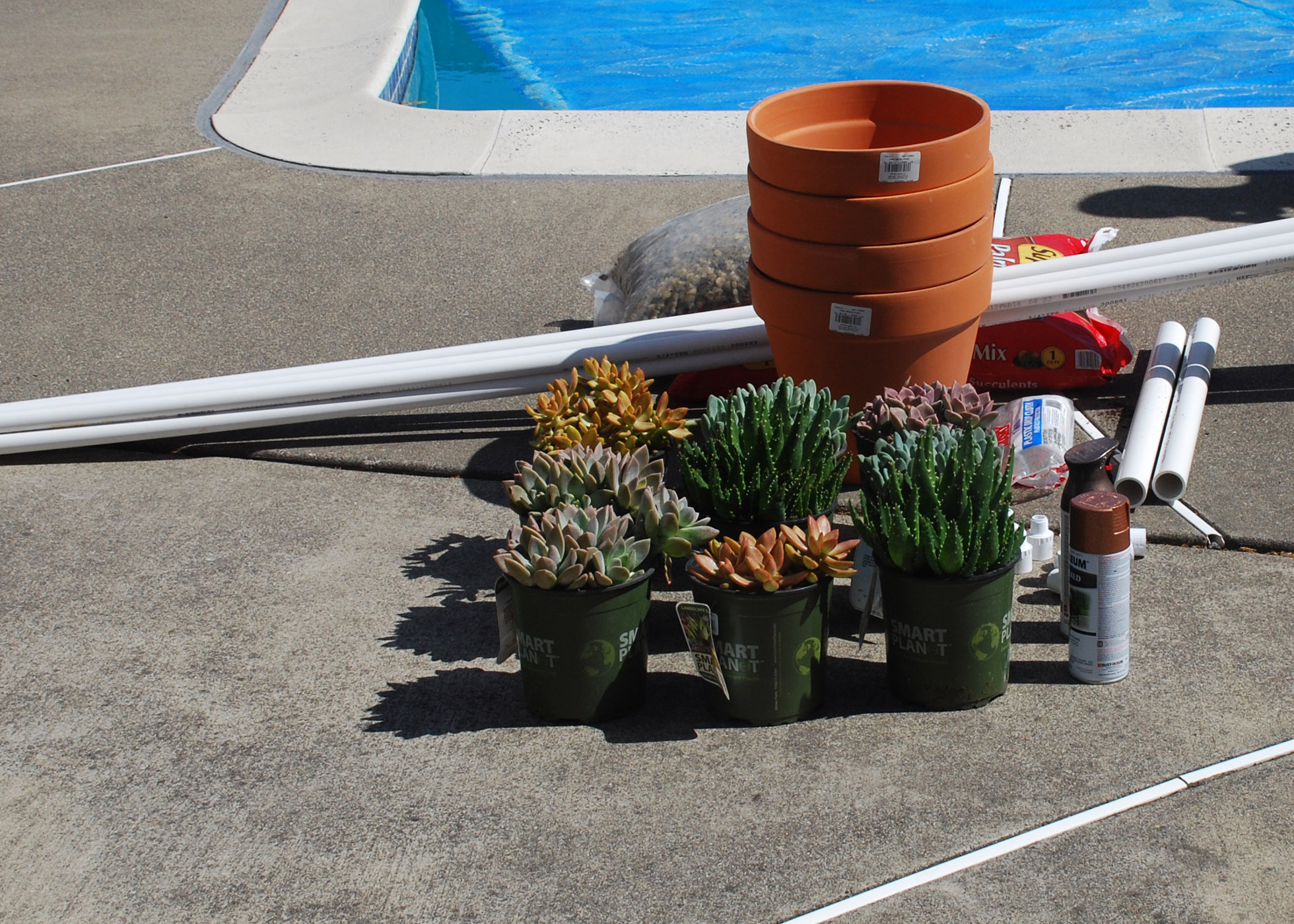 PVC Pipe and Potted Plant Chuppah Frame 6 Steps Instructables