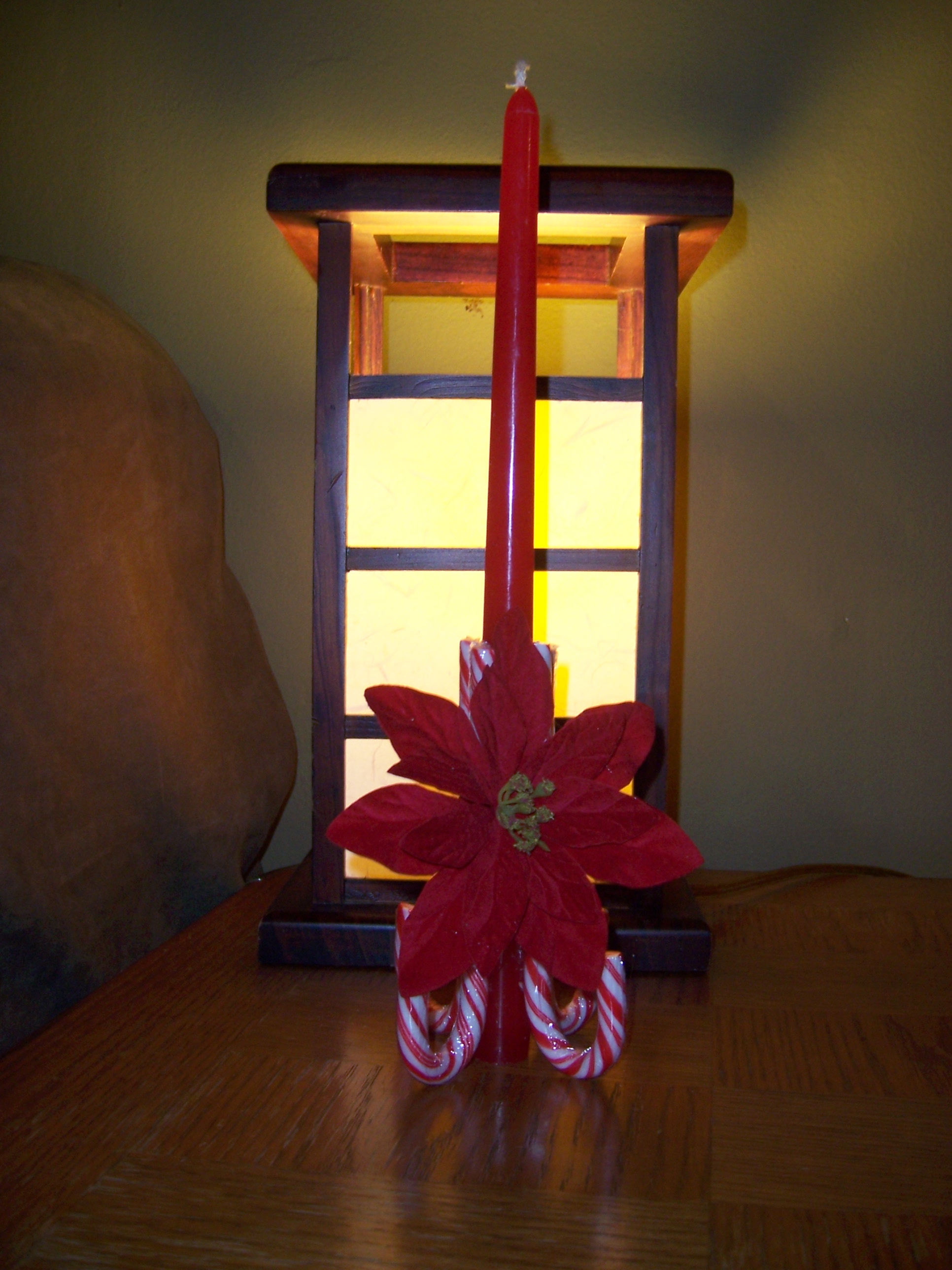 Candy Cane Candle Holder 3 Steps Instructables