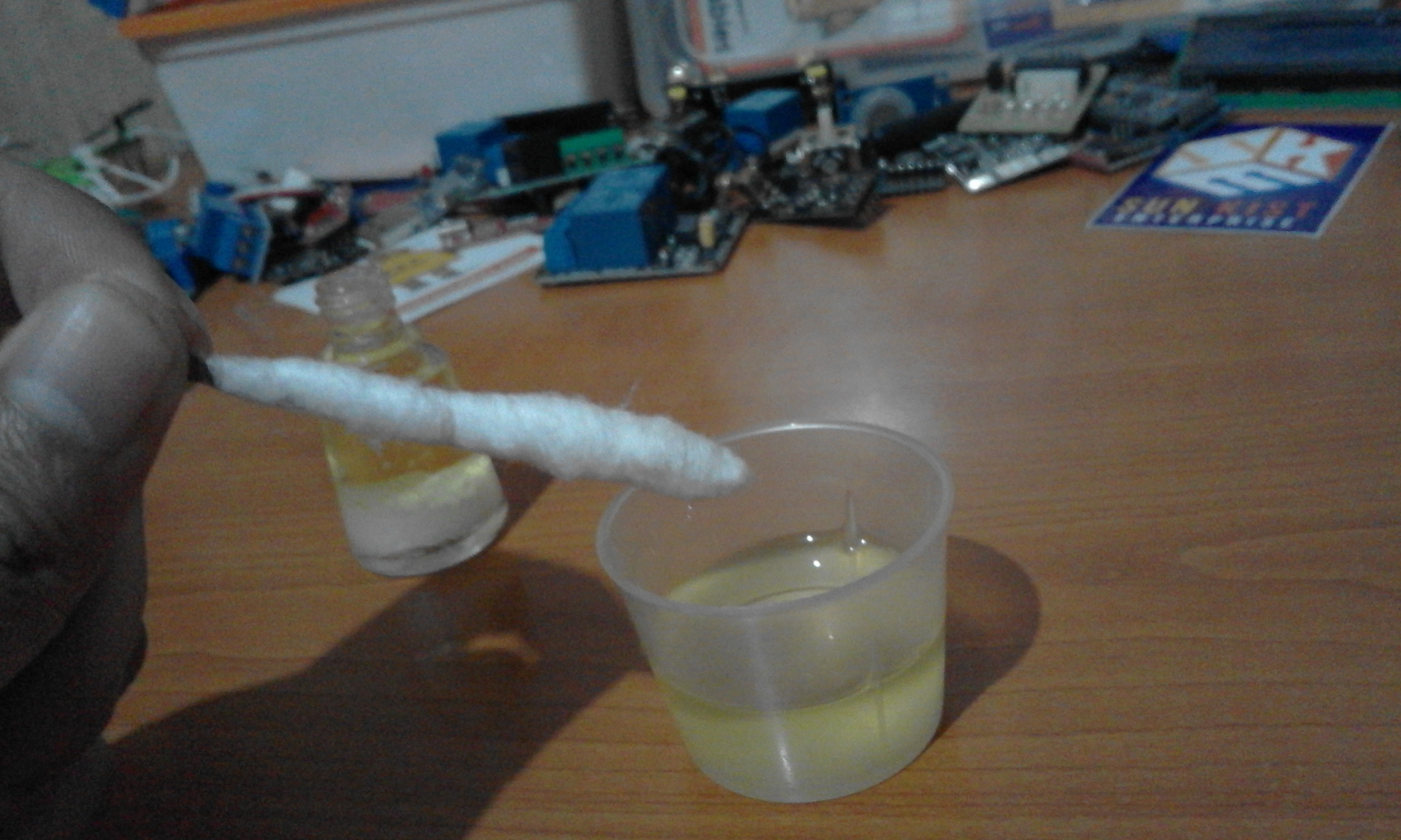 Cooking Oil Powered Lamp 9 Steps (with Pictures) Instructables