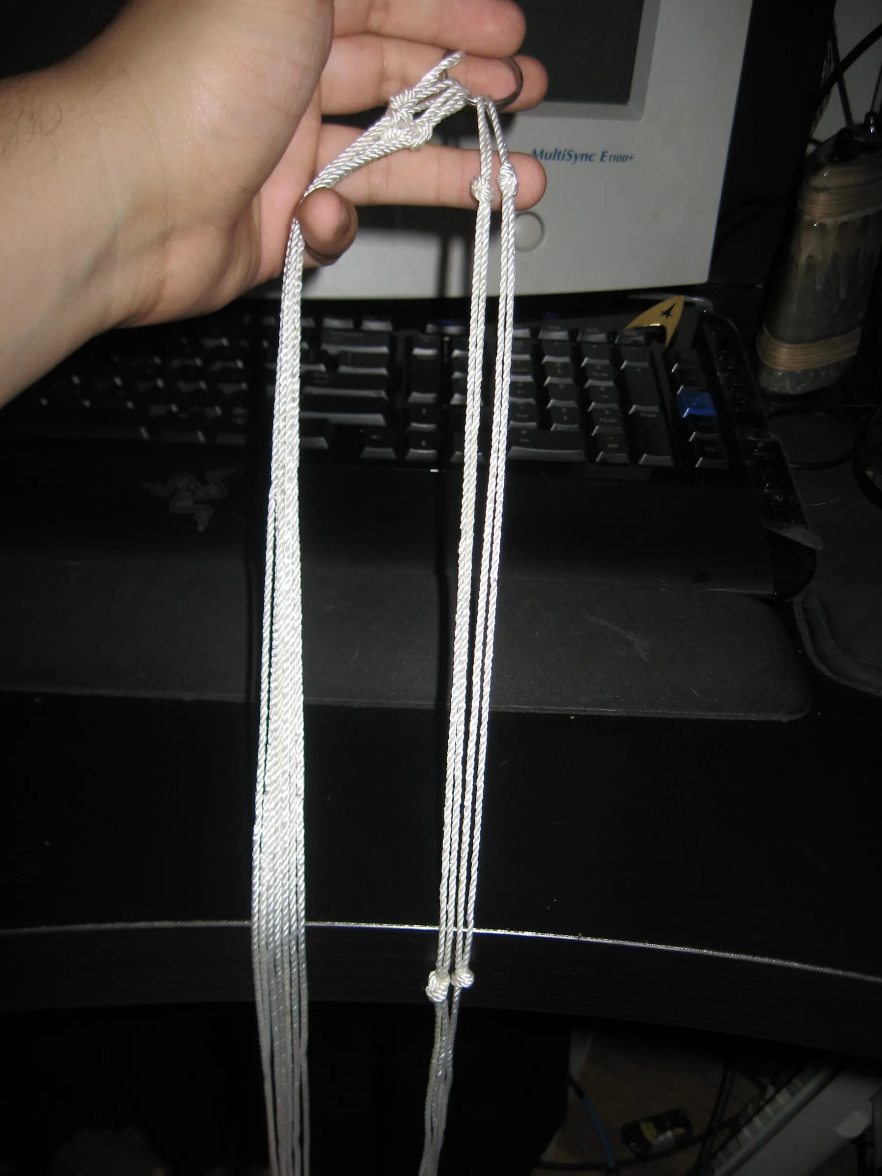 How to Make a Hanging Potted Plant Rope Holder Kinda 6 Steps