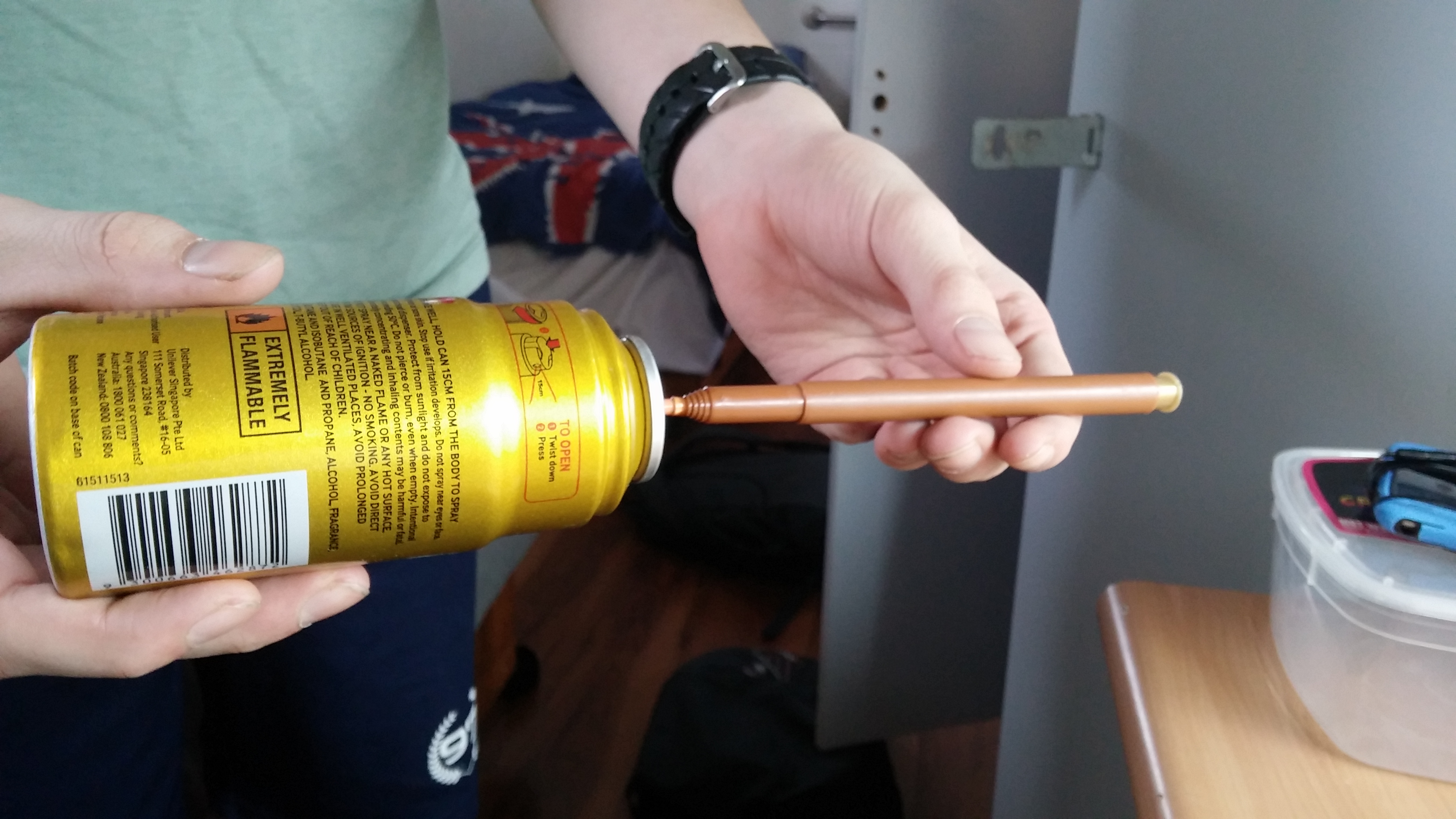 Deodorant Can Gun 5 Steps Instructables