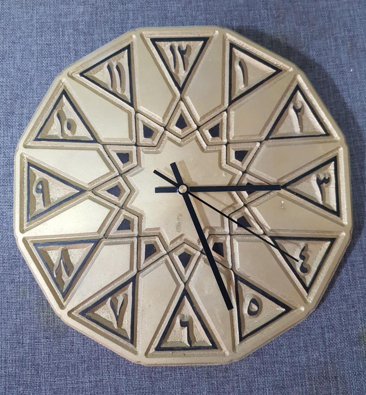 How to Make a Plaster of Paris Clock at Home With a Silicon Mold 6