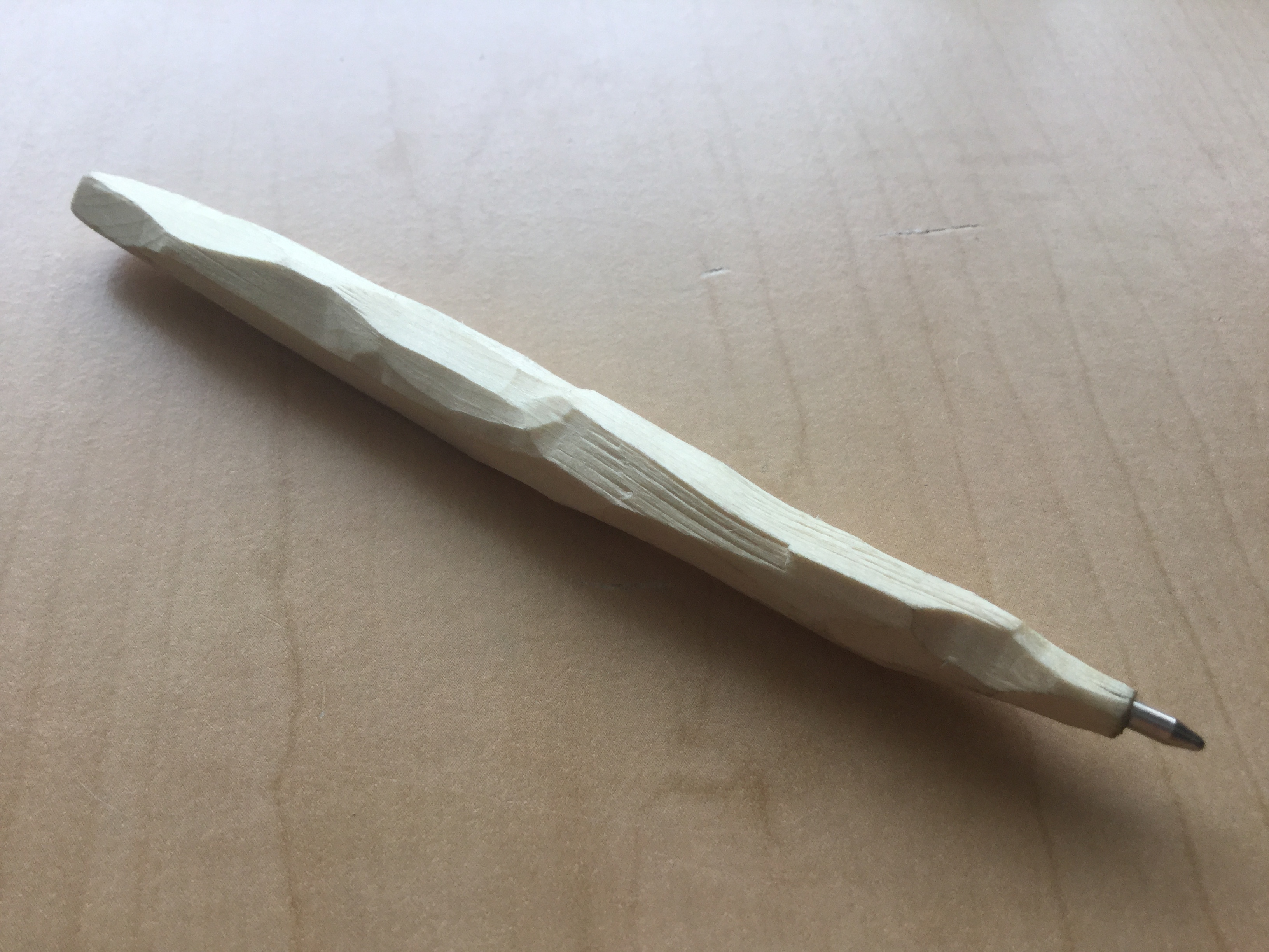 Wooden Ink Pen Made by Whittling 6 Steps Instructables