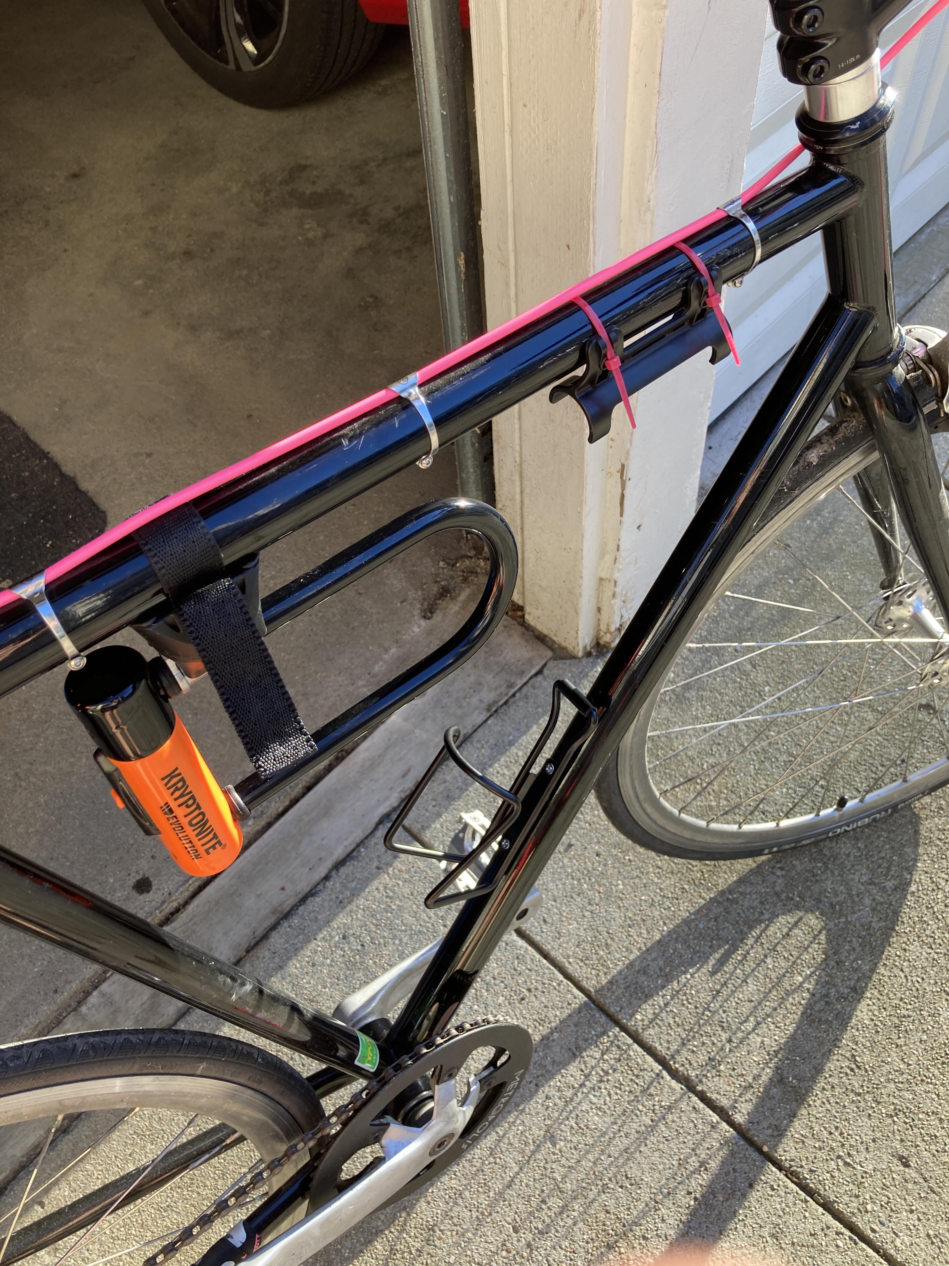 Mount a Bottle Cage on a Bike That Doesn't Have Mounting Points 4