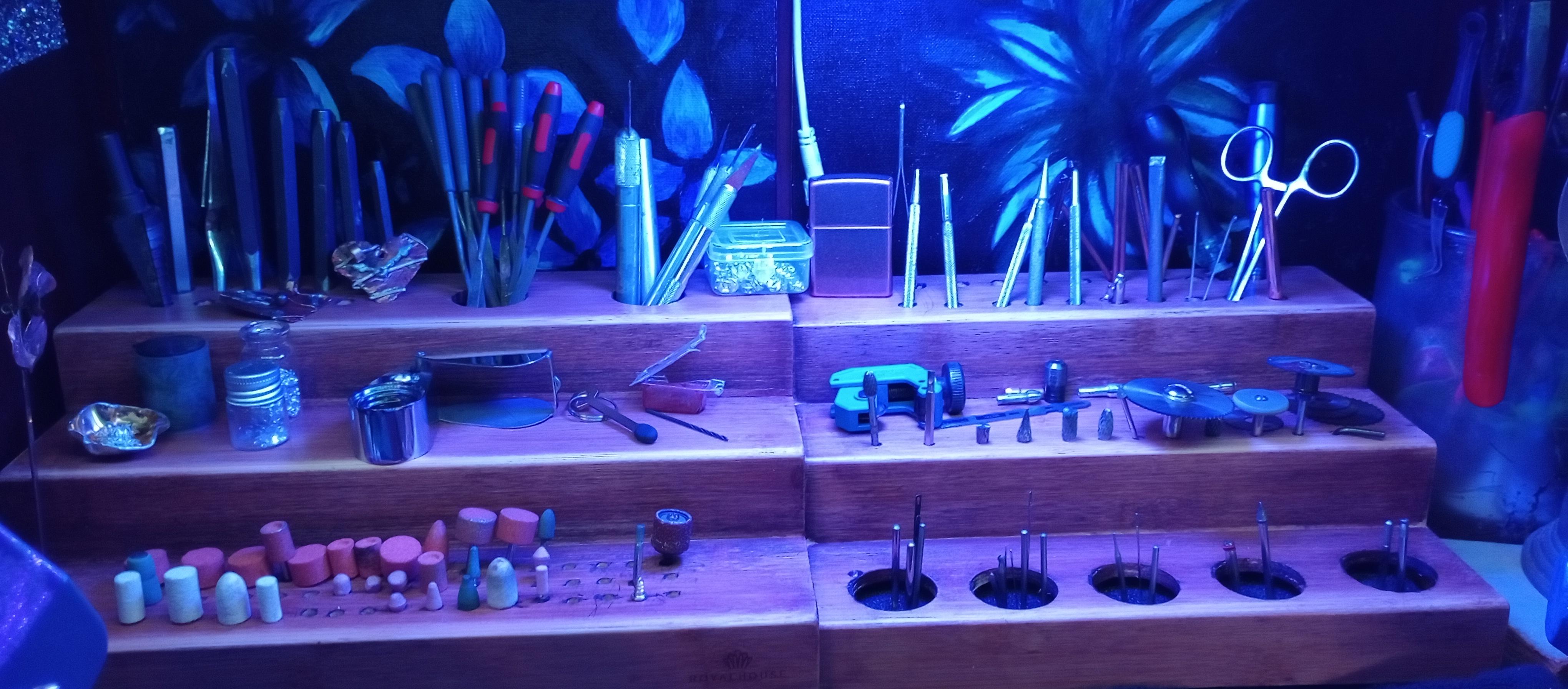 Rotary Tool Accessories Stand 4 Steps Instructables