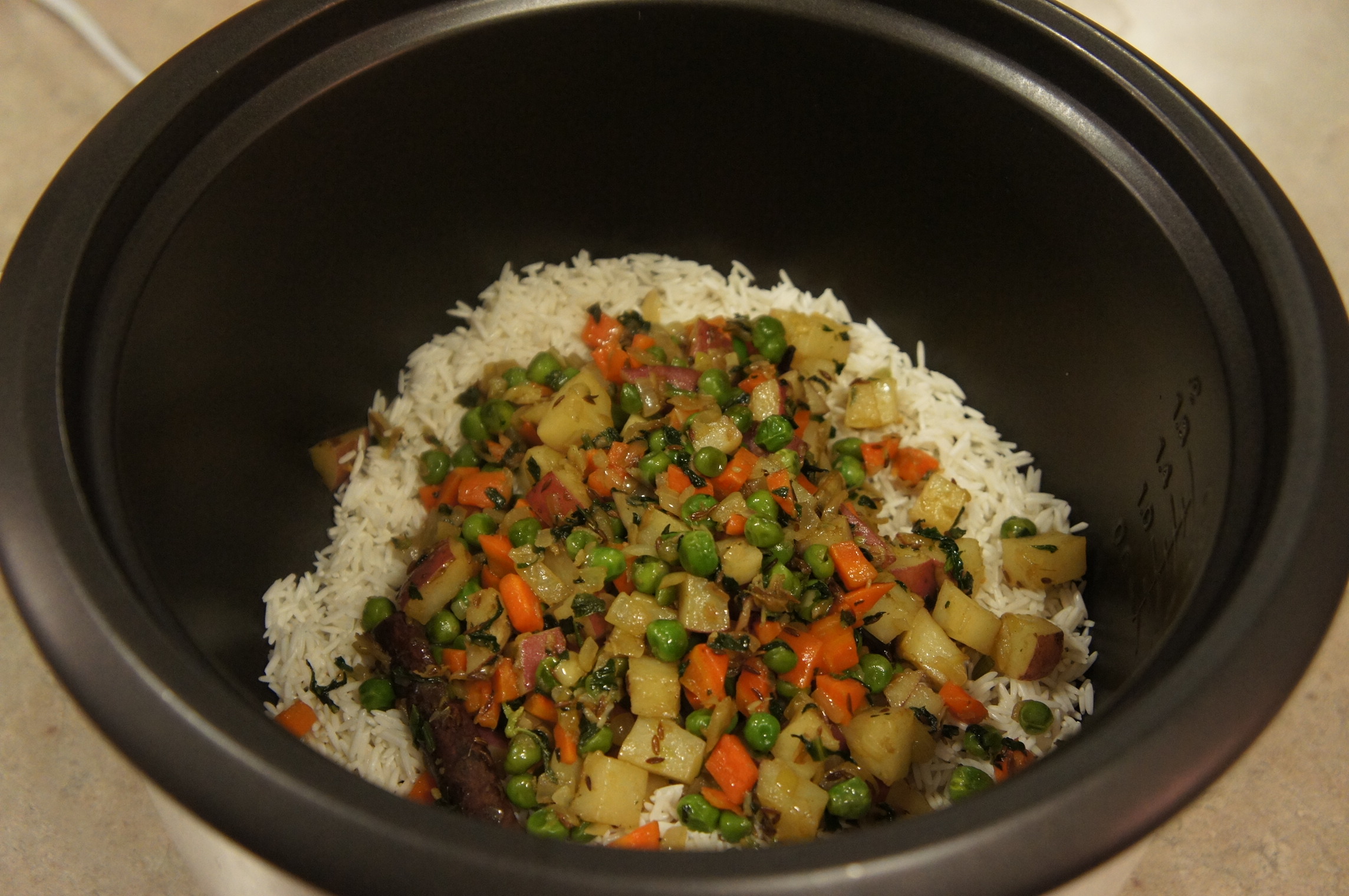 Vegetable Rice Cooked With Coconut Milk 3 Steps Instructables