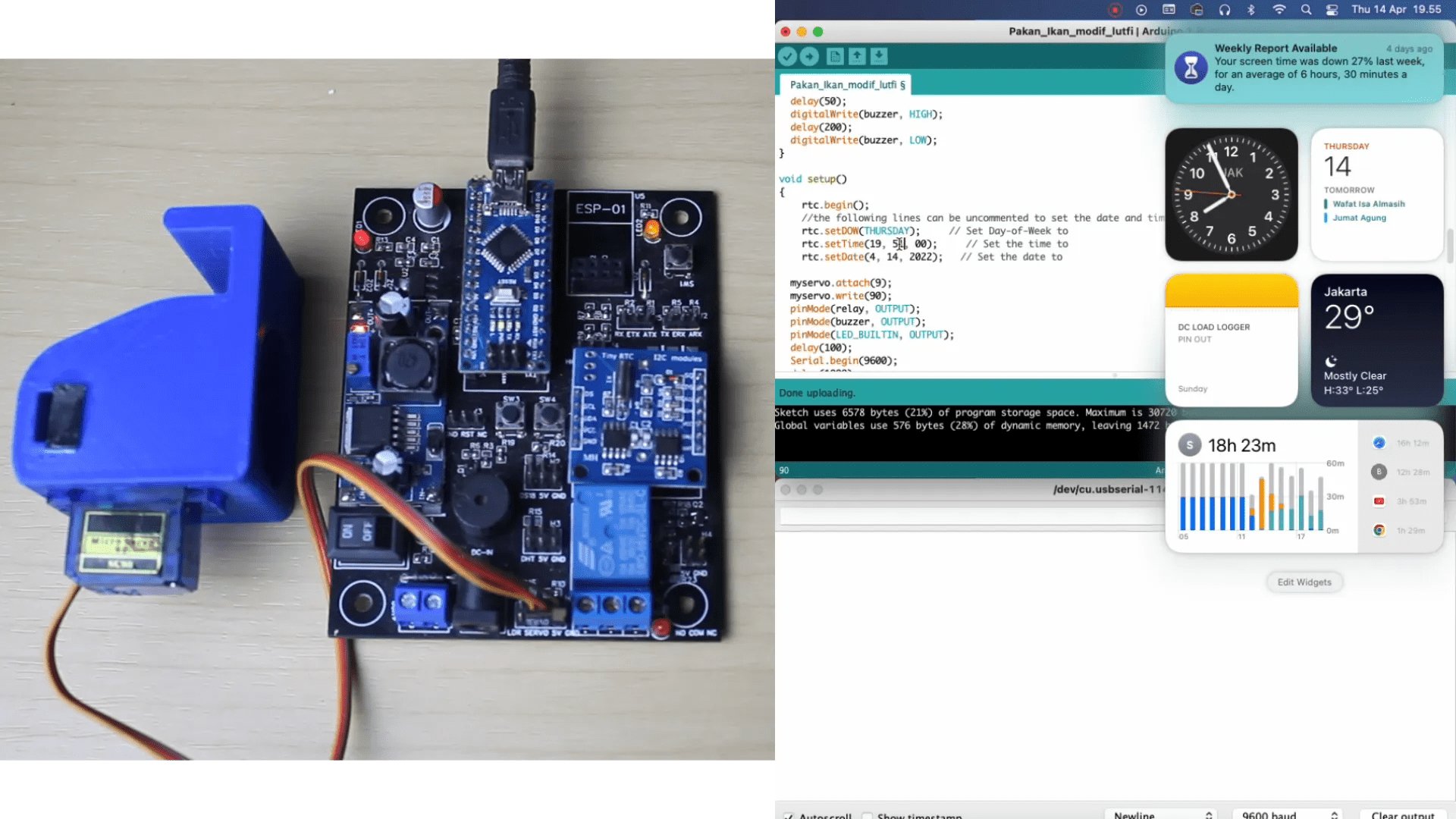 Automatic Fish Feeder Using Arduino Nano 8 Steps (with Pictures