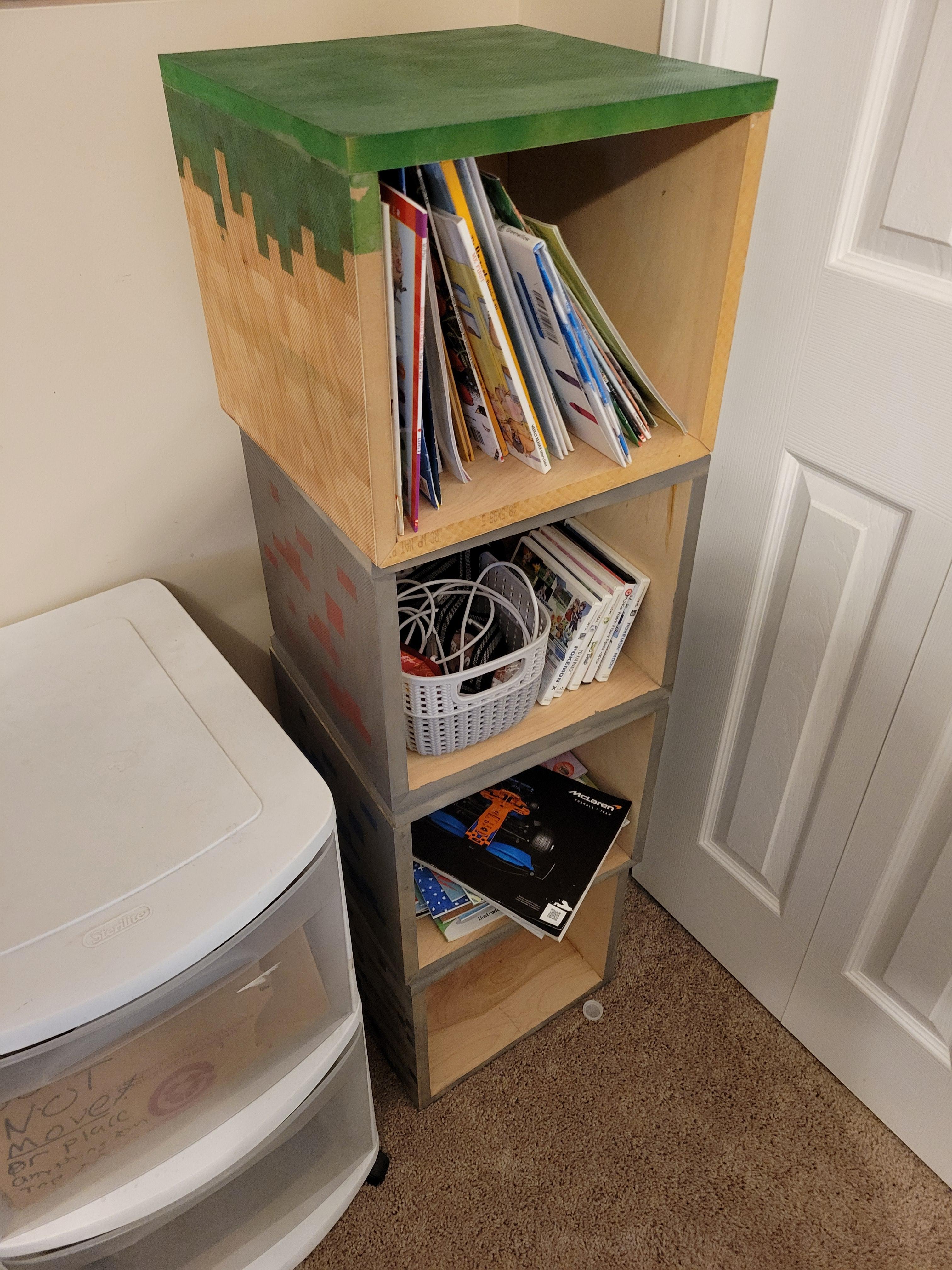 Bookshelves Minecraft Blocks 5 Steps (with Pictures) Instructables