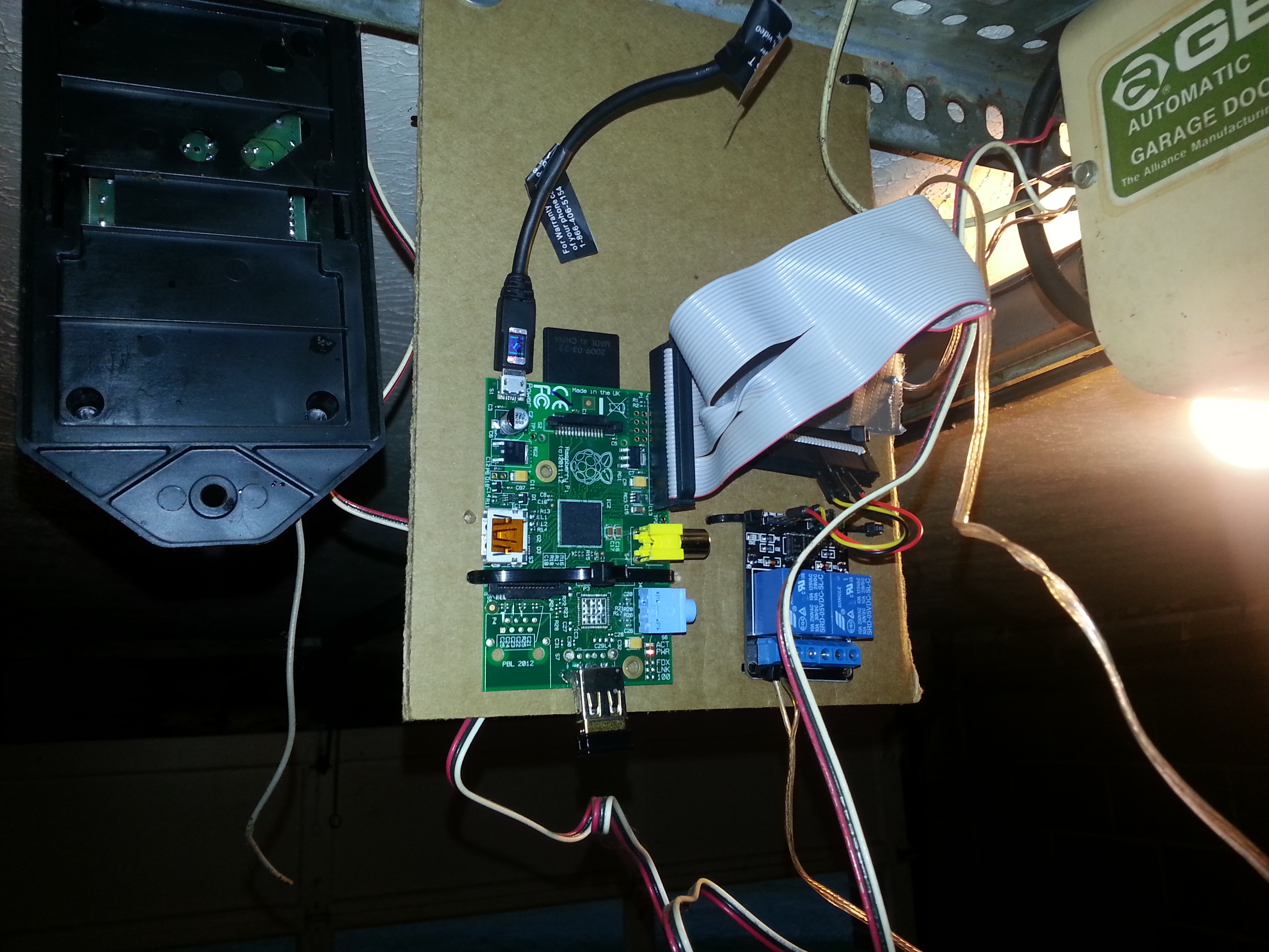 Raspberry Pi Garage Door Opener 7 Steps Instructables