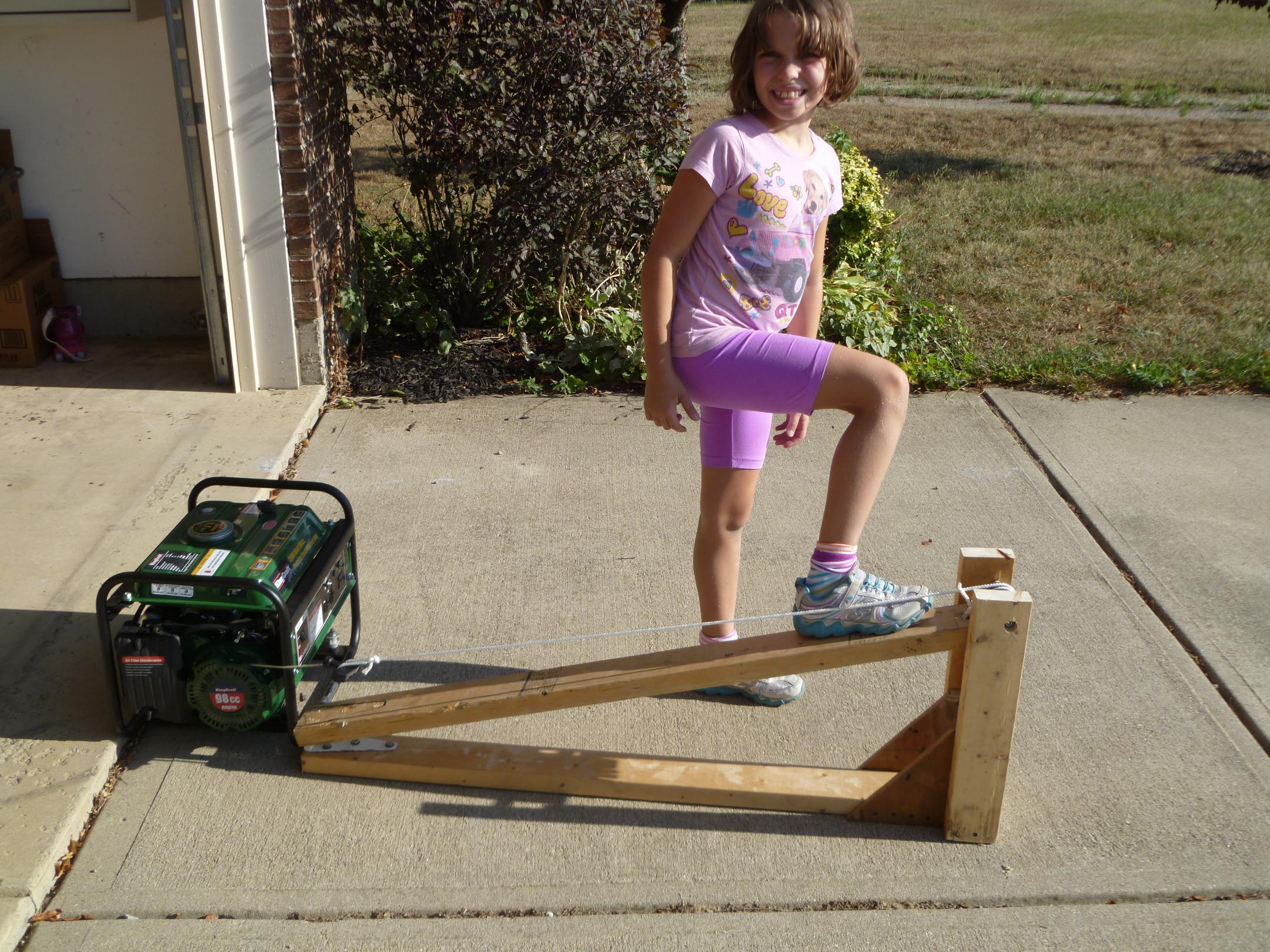 Step-n-Start - a Motor Pull-Starting Assist for Those That Need a