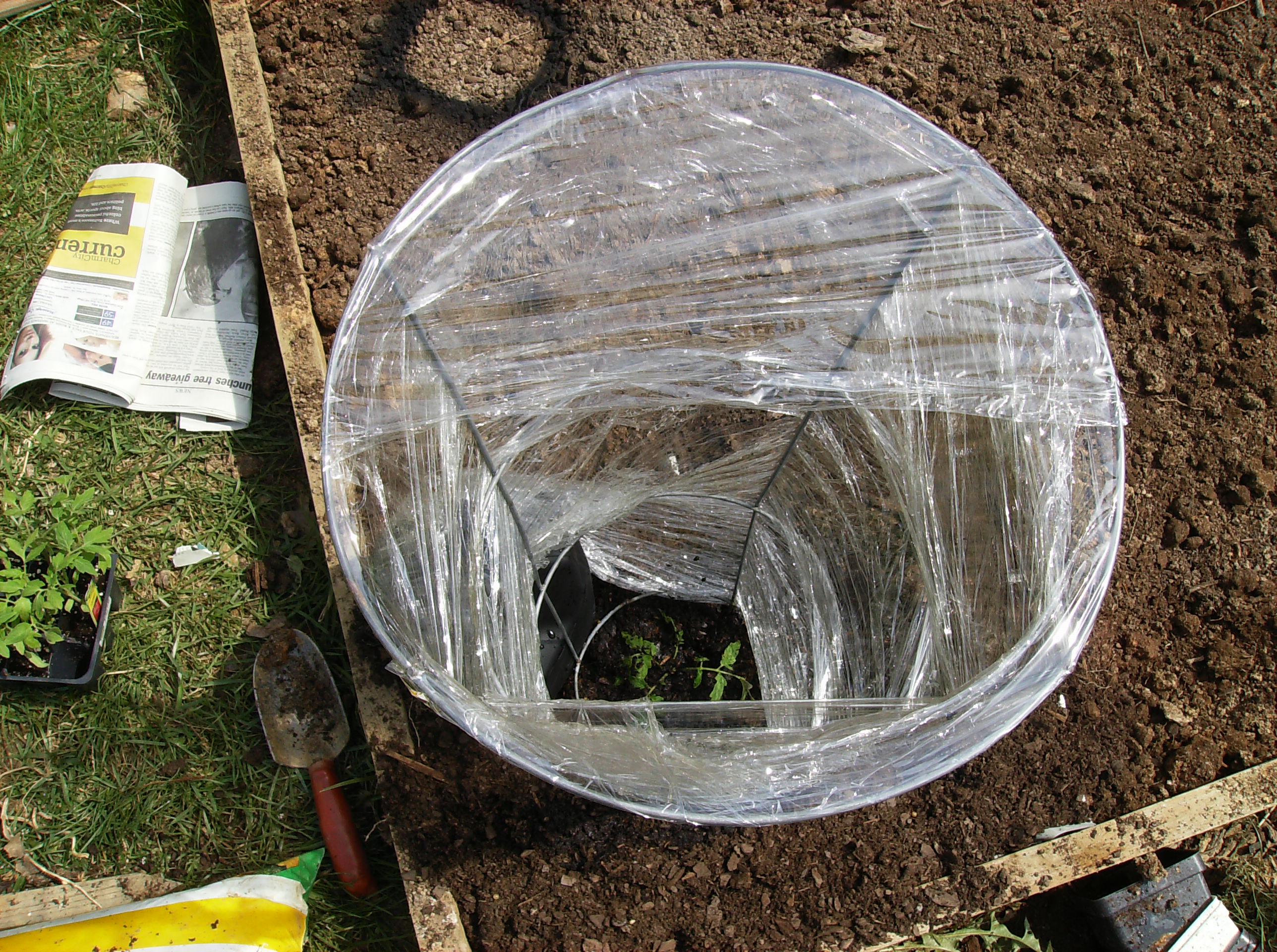 How to Quickly Build a HotHouse Tomato Cage 6 Steps Instructables