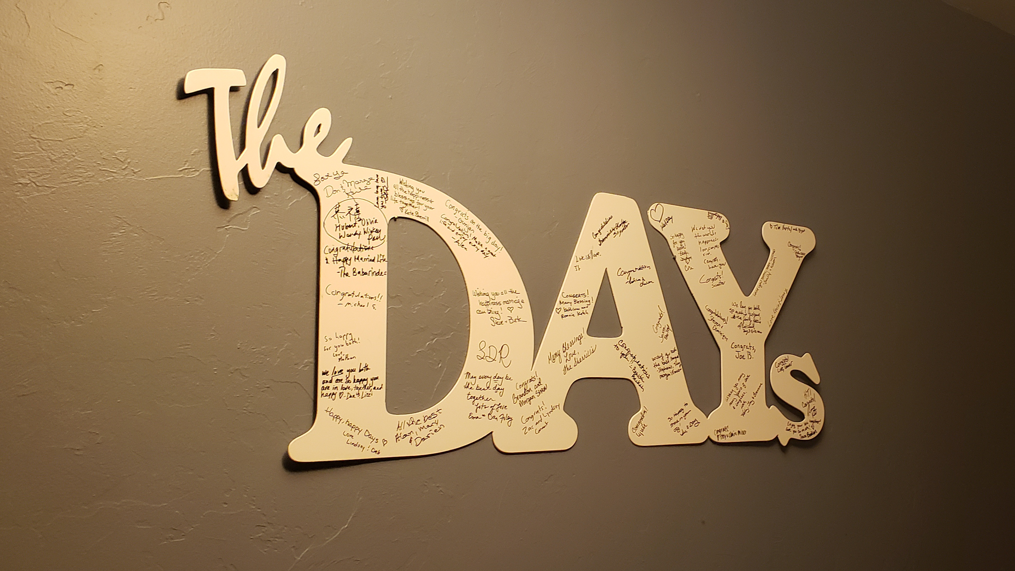 Wall Hanging Wedding Guestbook 4 Steps Instructables